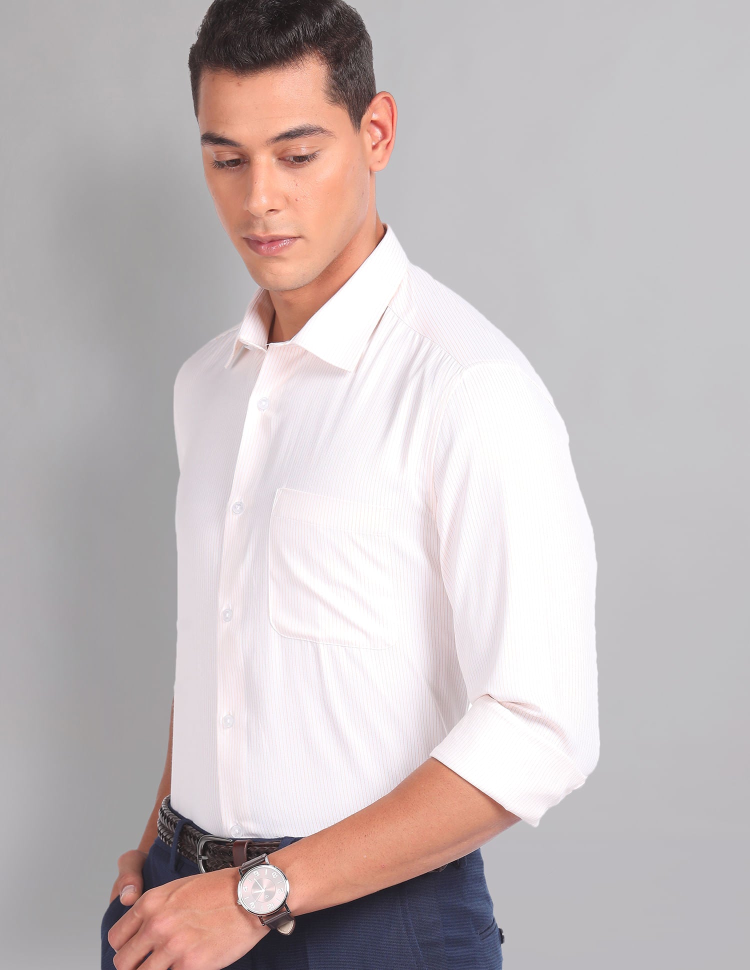 Vertical Stripe Sartorial Formal Shirt