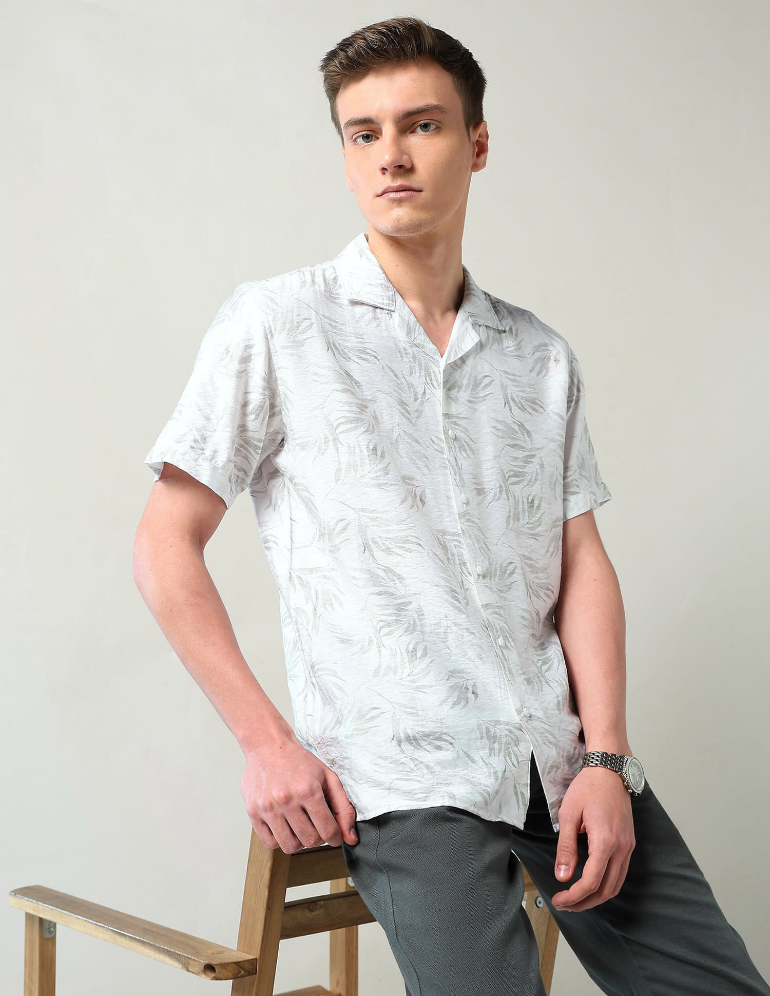 Modern Slim Fit Printed Shirt