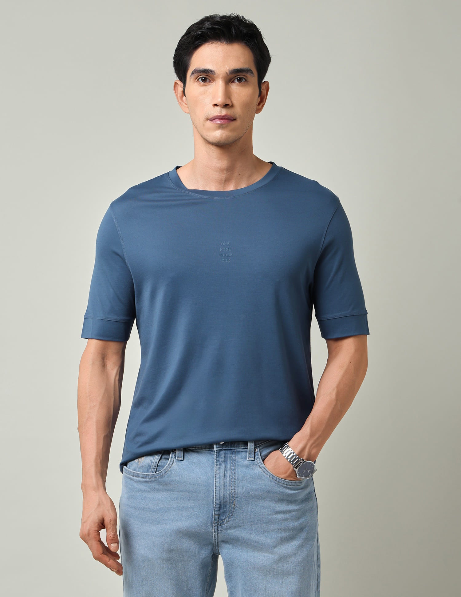 Stylish & Solid Regular Fit T-Shirt
