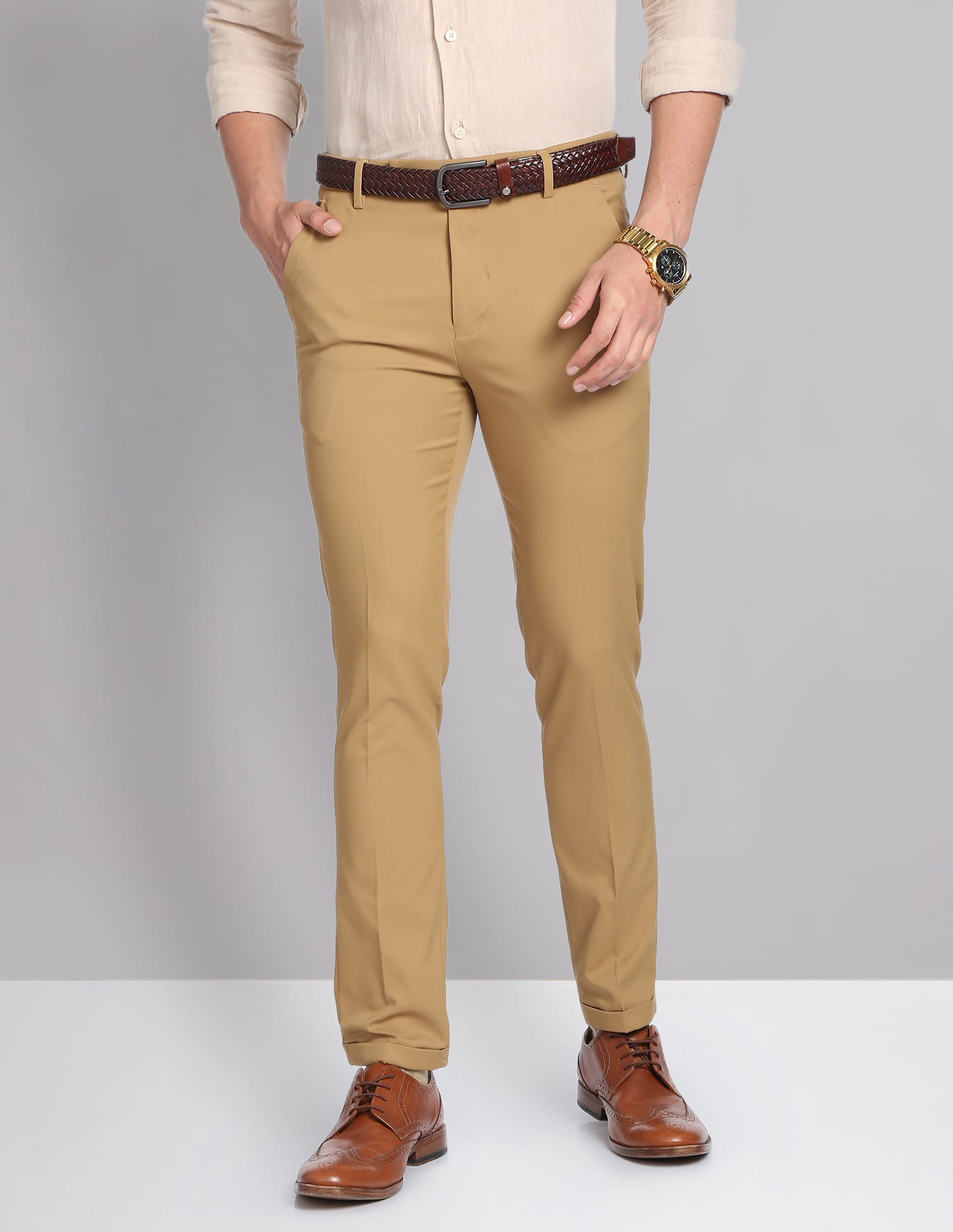 Brown Mens Trousers