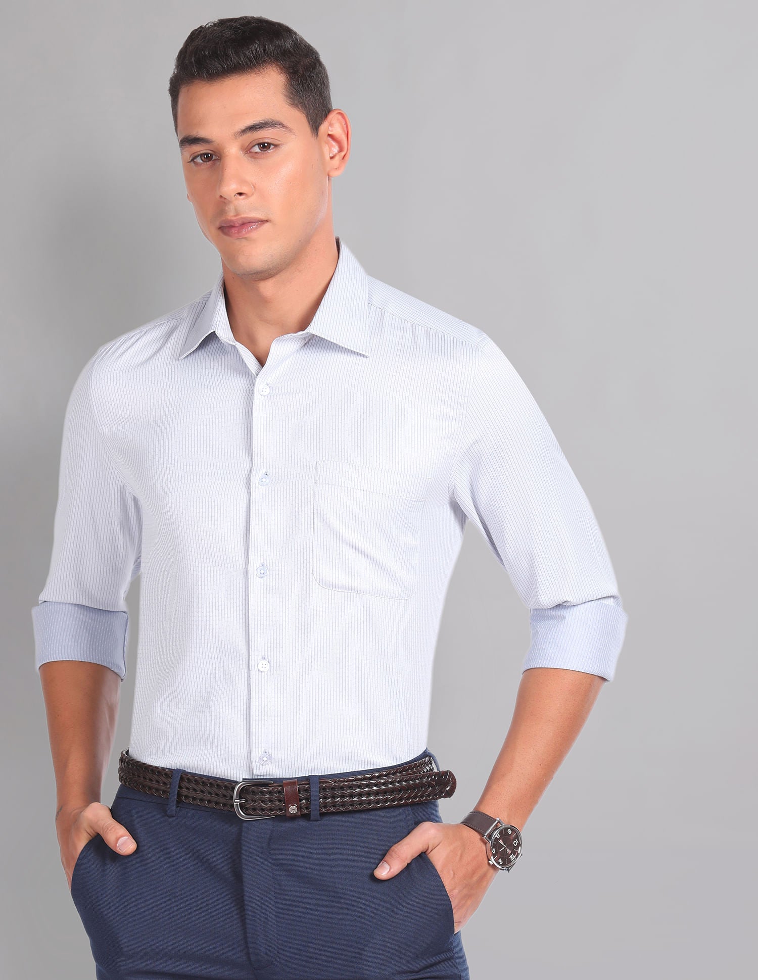 Vertical Stripe Sartorial Shirt