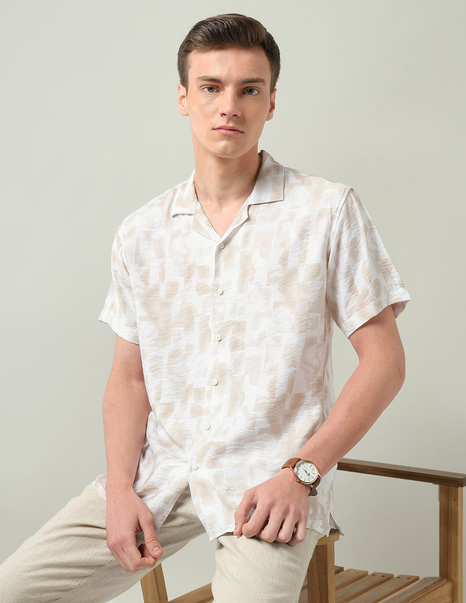 Modern Slim Fit Printed Shirt