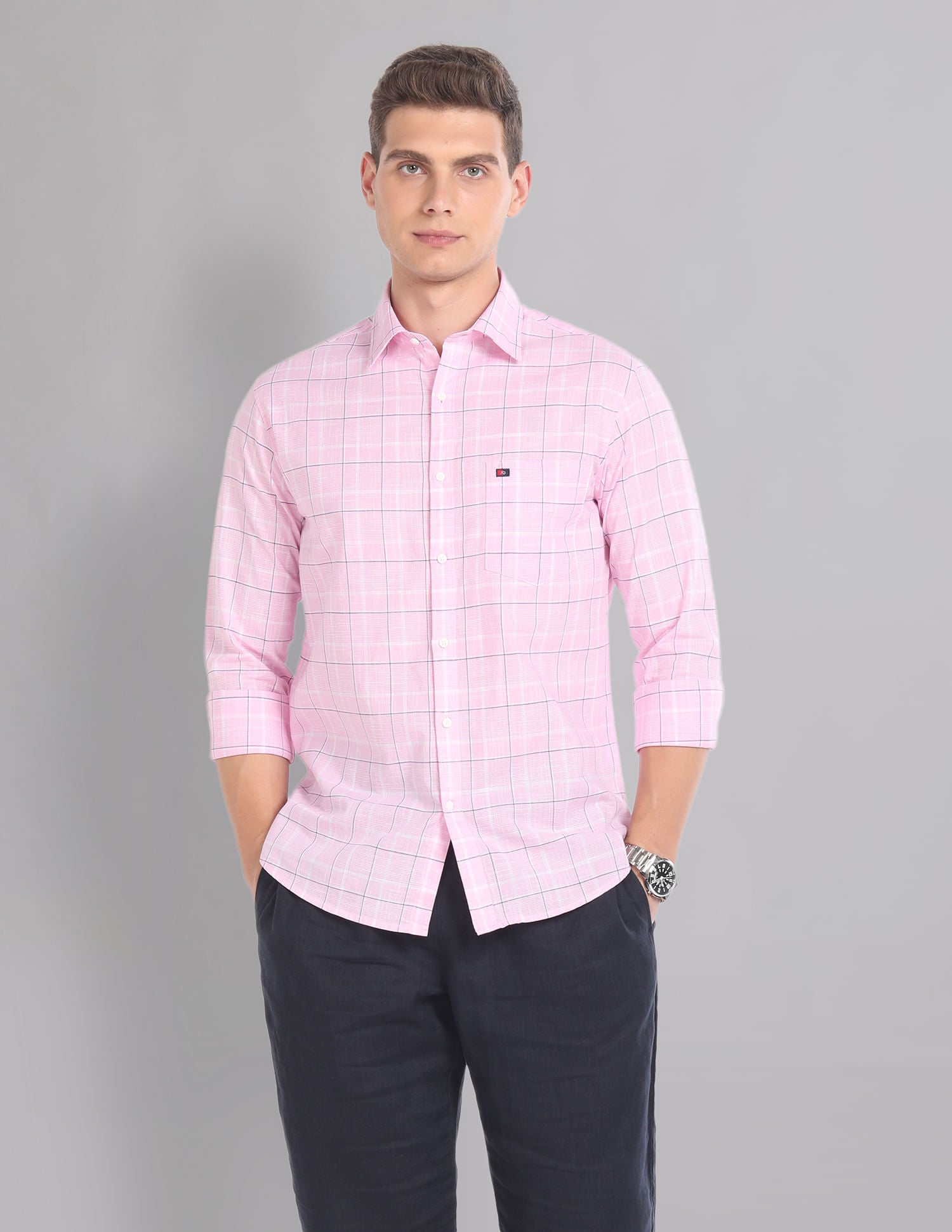 Tartan Check Pure Cotton Summer Shirt