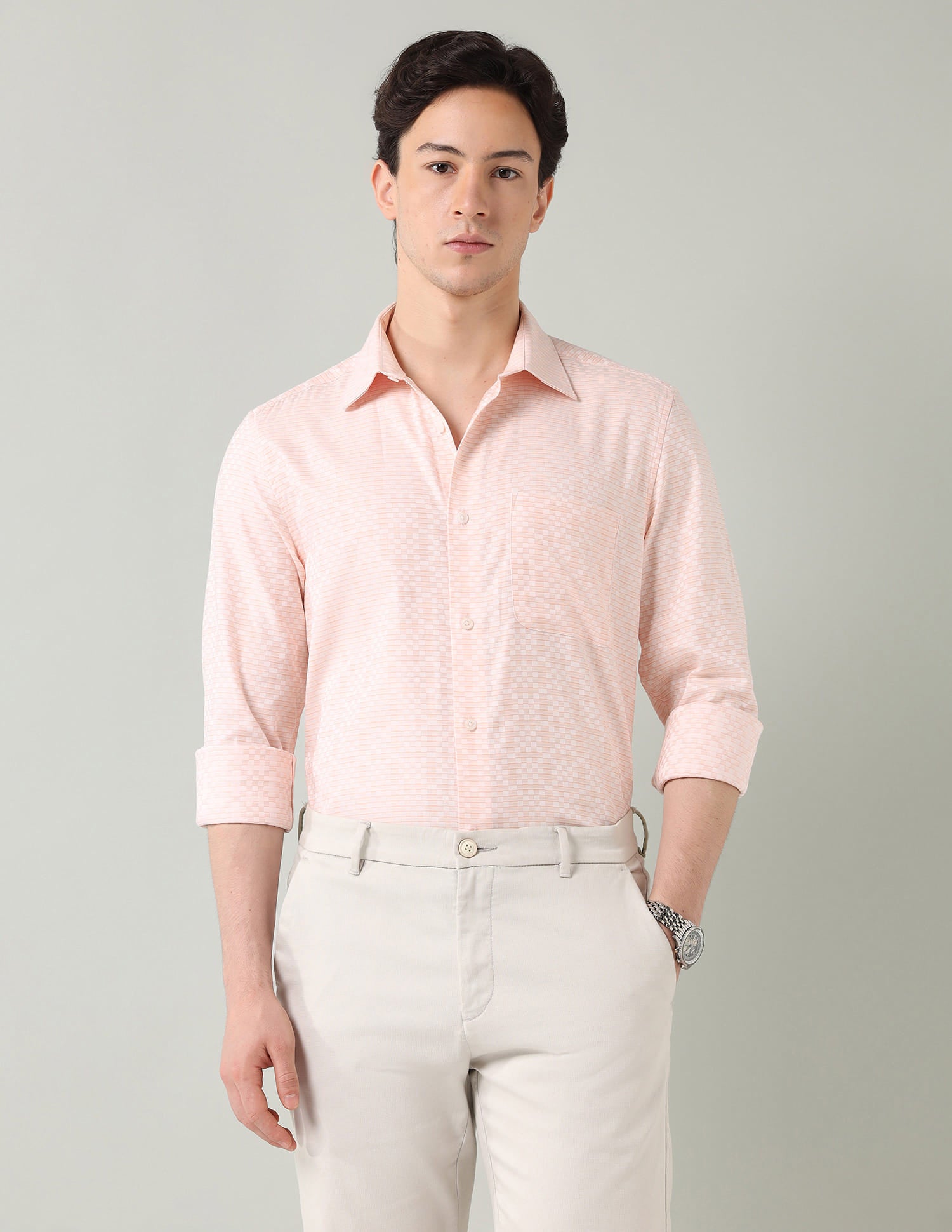 Textured Regular Fit Shirt