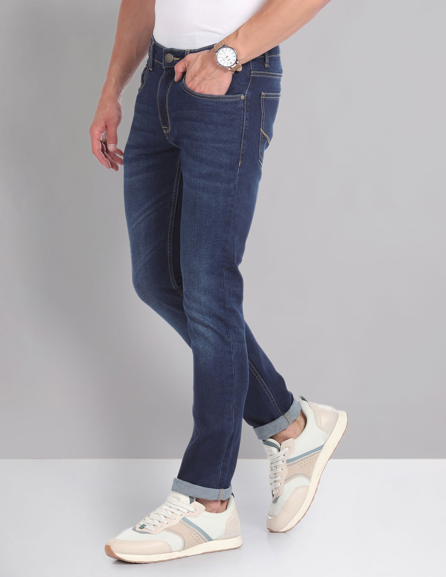 Refined Mid Rise Skinny Fit Jeans