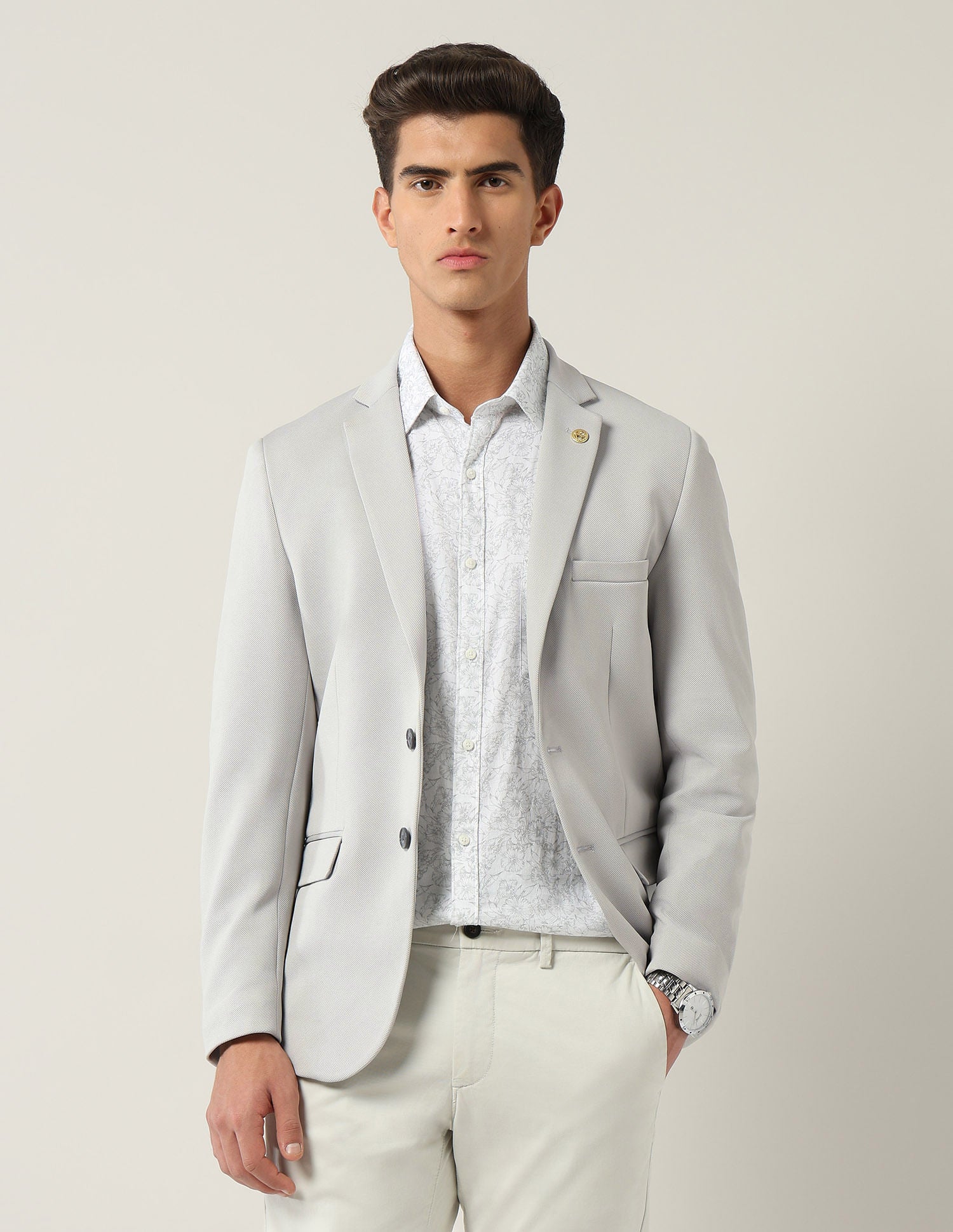 Classique Tailored Fit Dobby Blazer