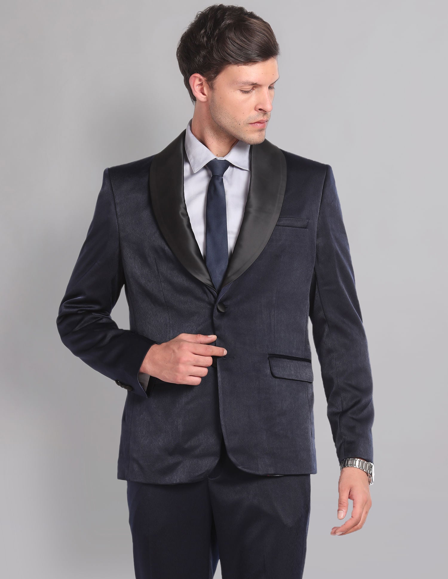 Office Classic Single Breasted Two Piece Suit