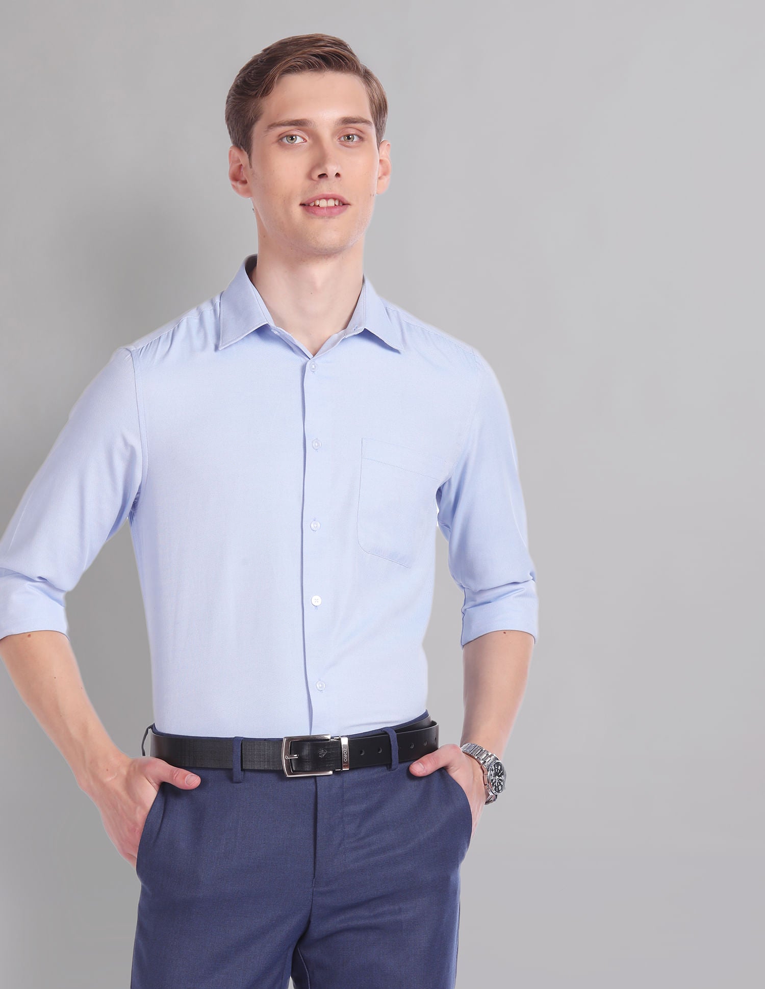 Contemporary Luxe Sartorial Dobby Shirt