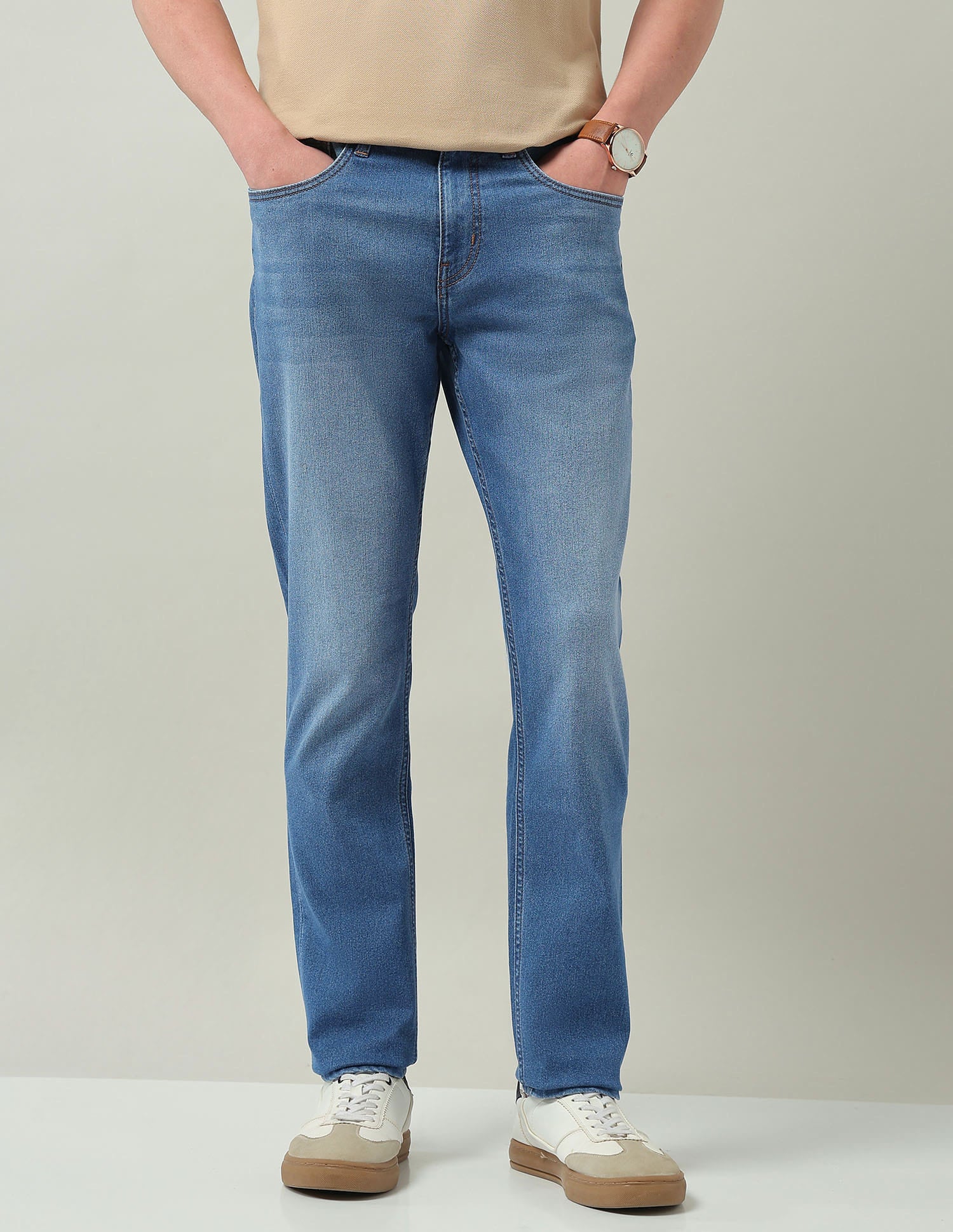 Mid Rise Slim Fit Jeans