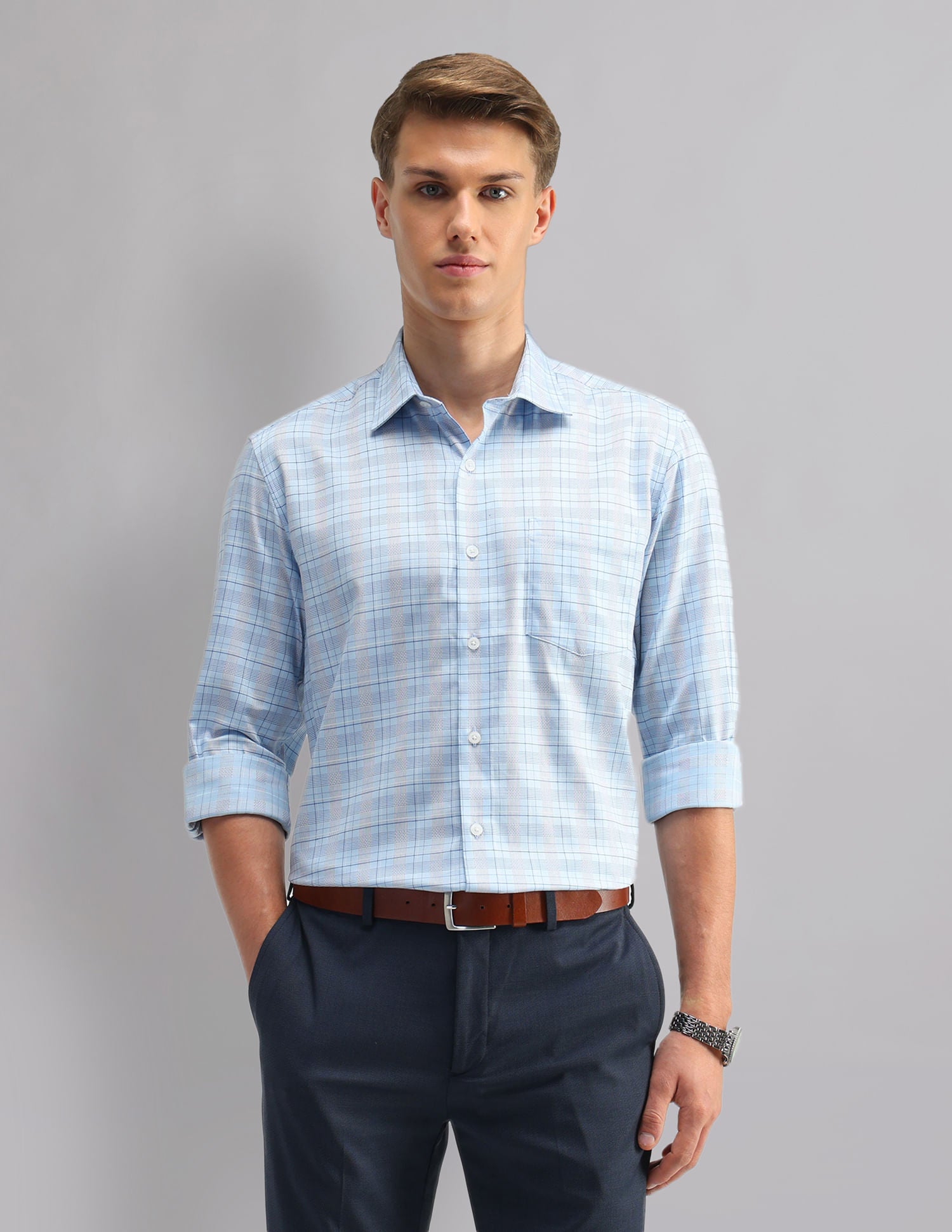 Bold & Slim Fit Tartan Check Shirt