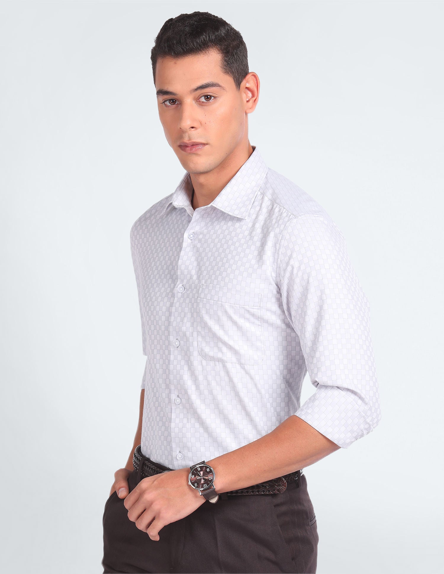 All Day Fashion Graph Check Sartorial Shirt