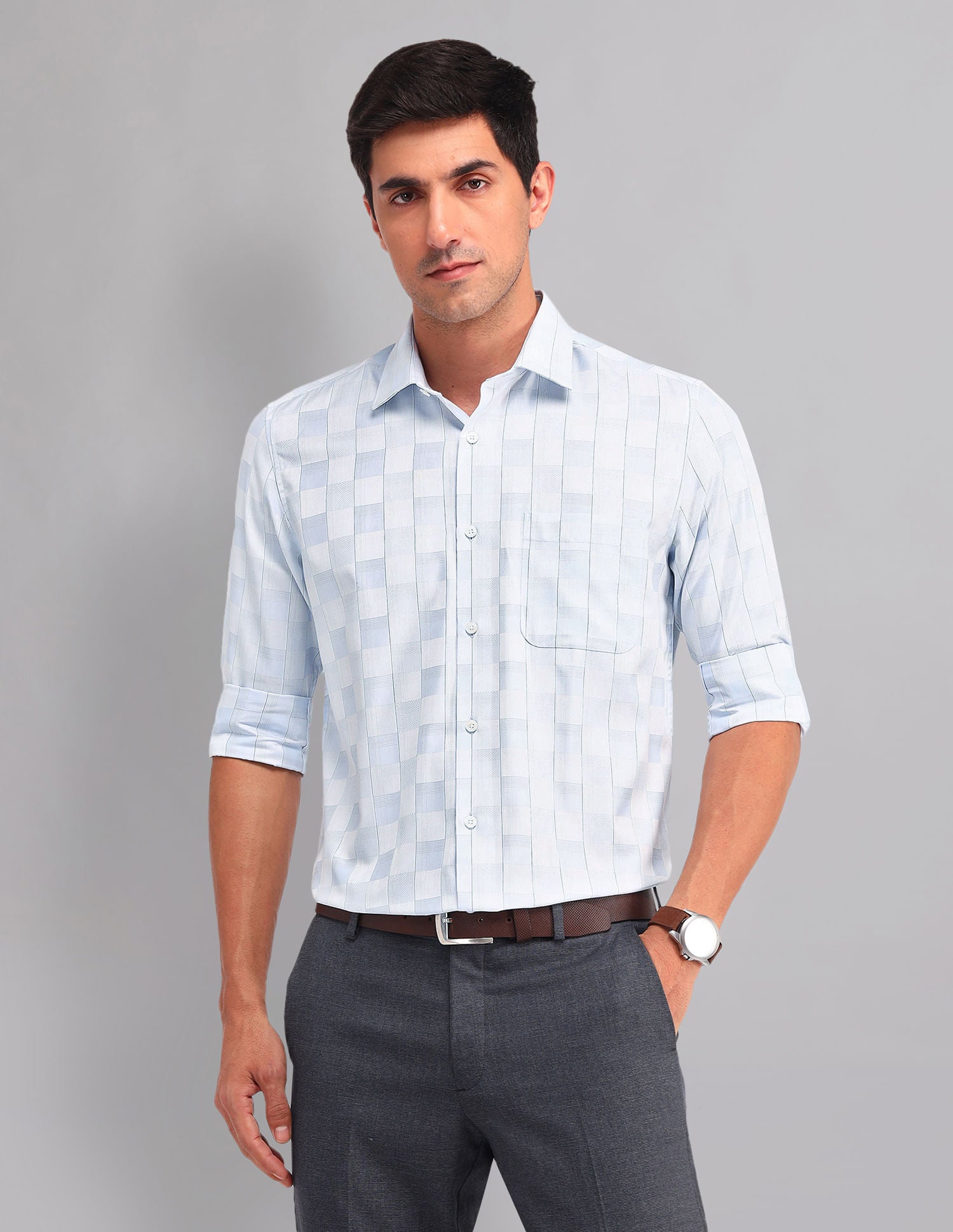 Everyday Essential Regular Fit Gingham Checked Shirt