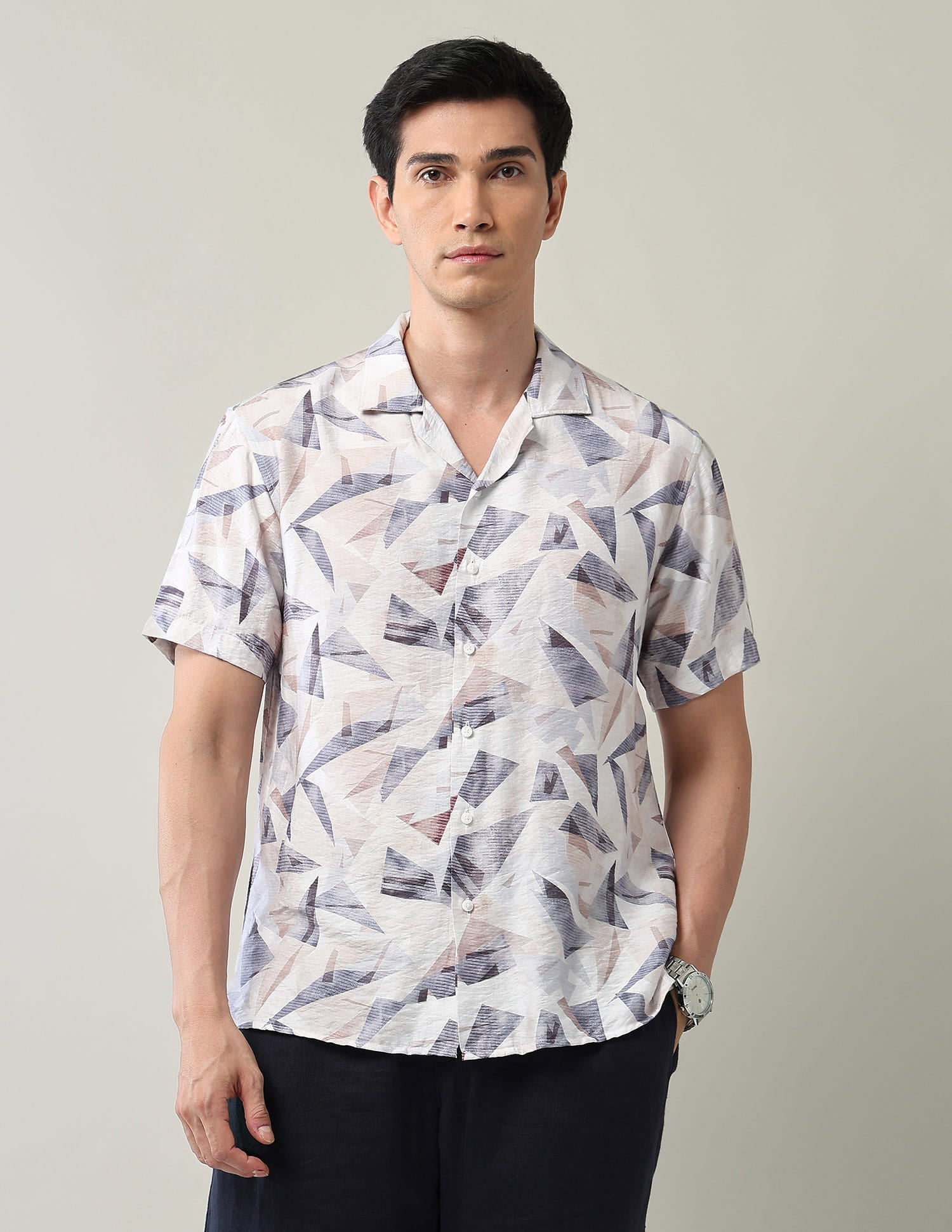 Modern Slim Fit Printed Shirt