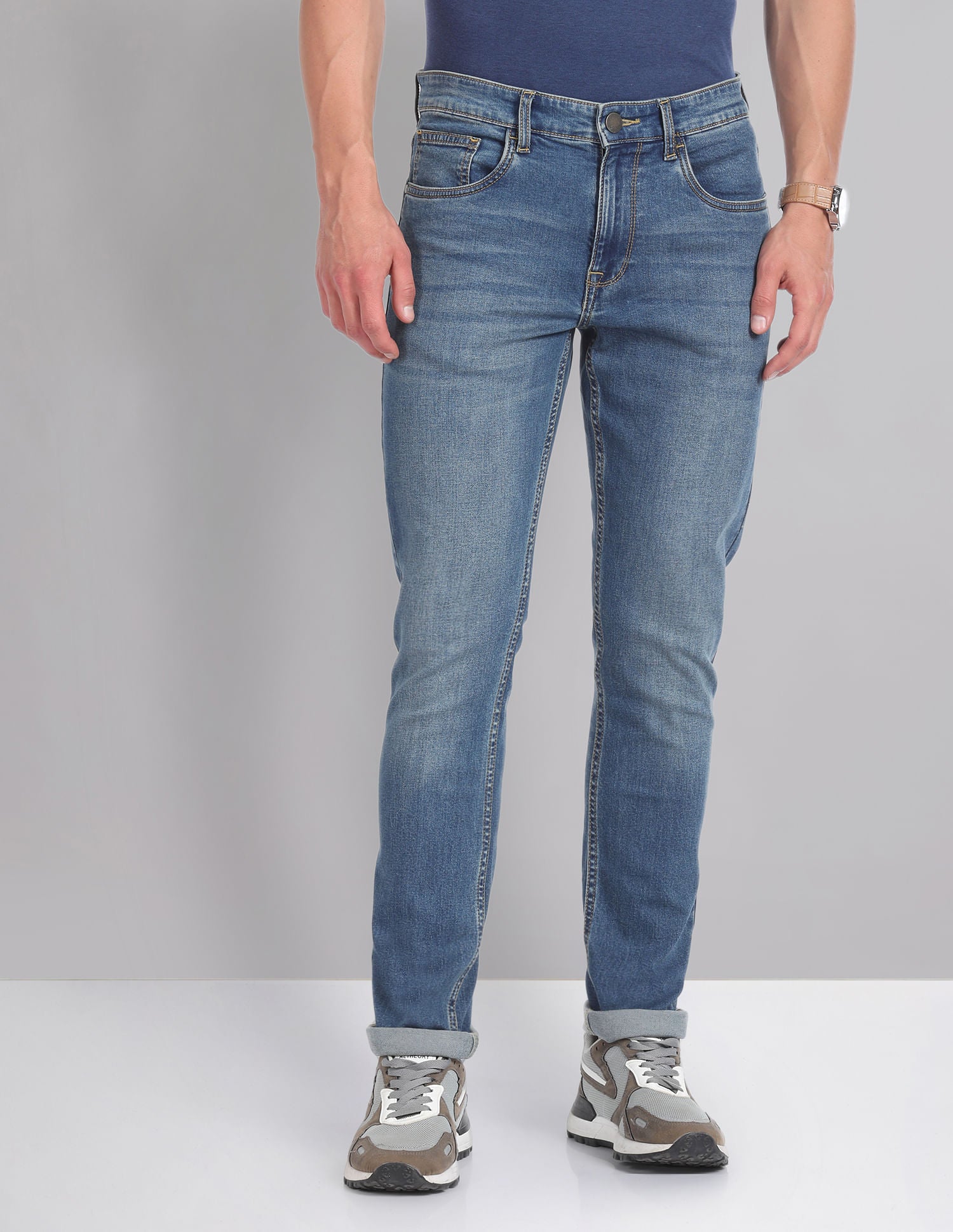Refined Mid Rise Skinny Fit Jeans