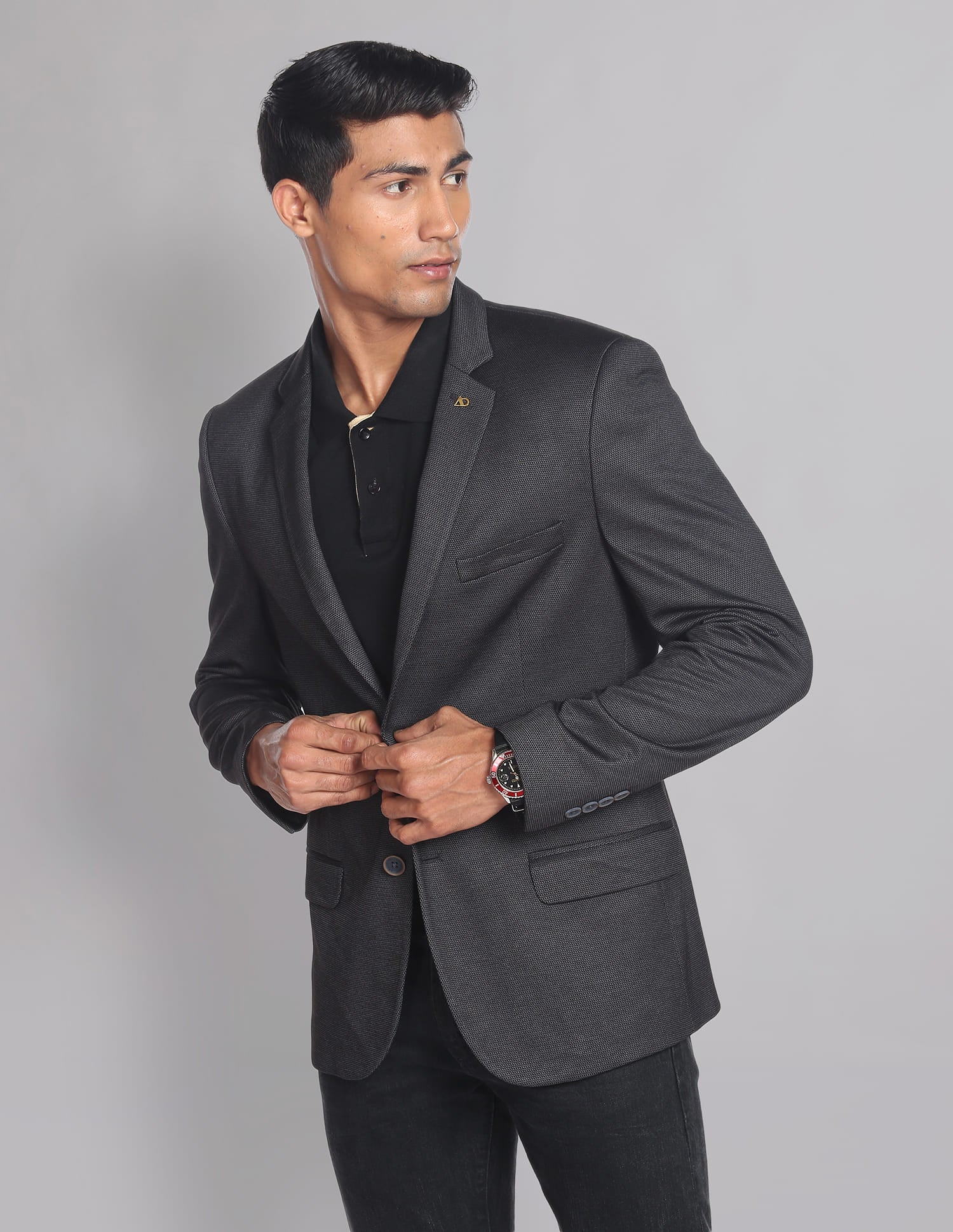 Slim Fit Patterned Blazer