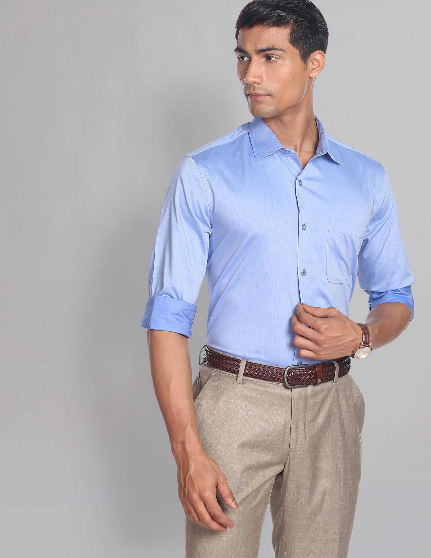 Office Staple Pure Cotton Everlast Press Formal Shirt