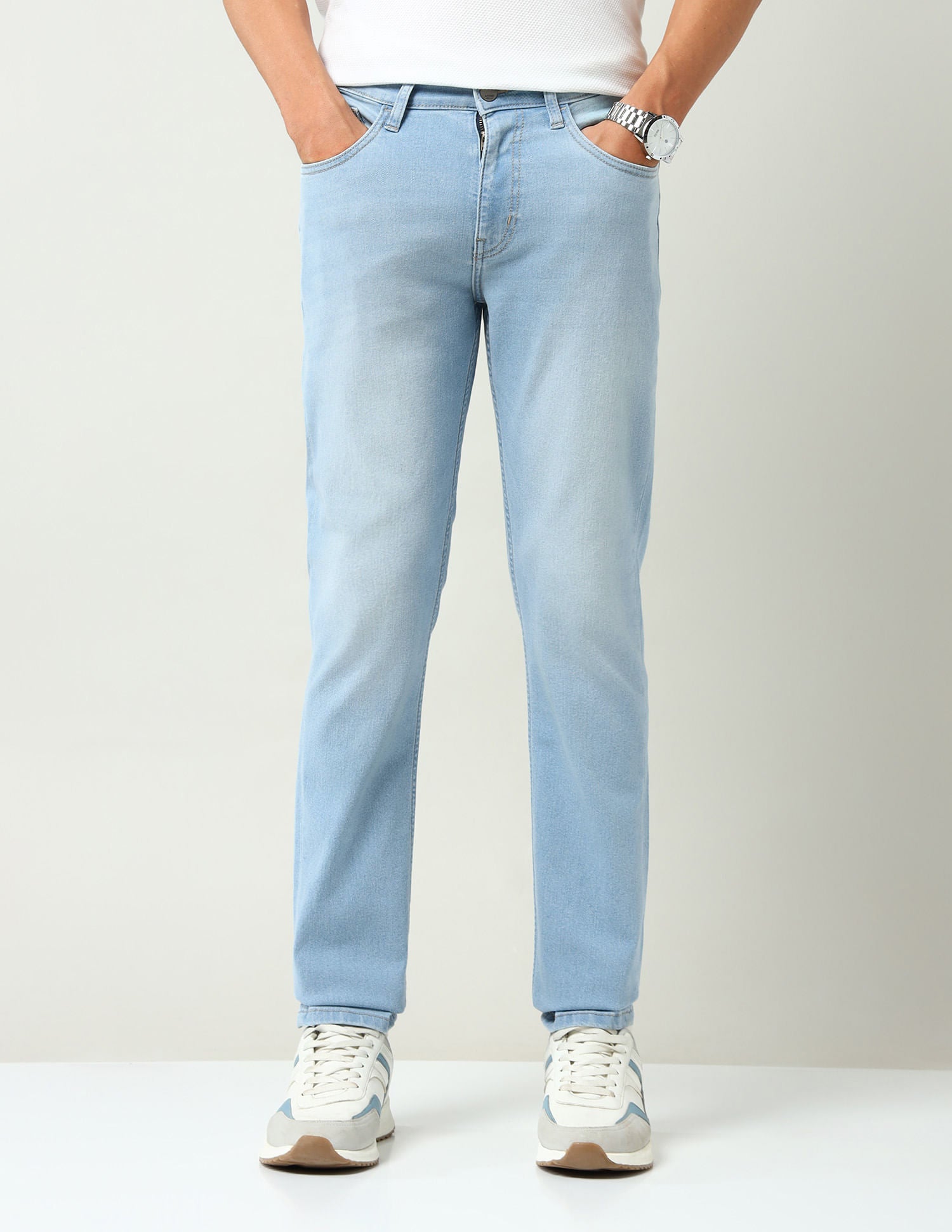 Adventure-ready Mid Rise Slim Fit Jeans