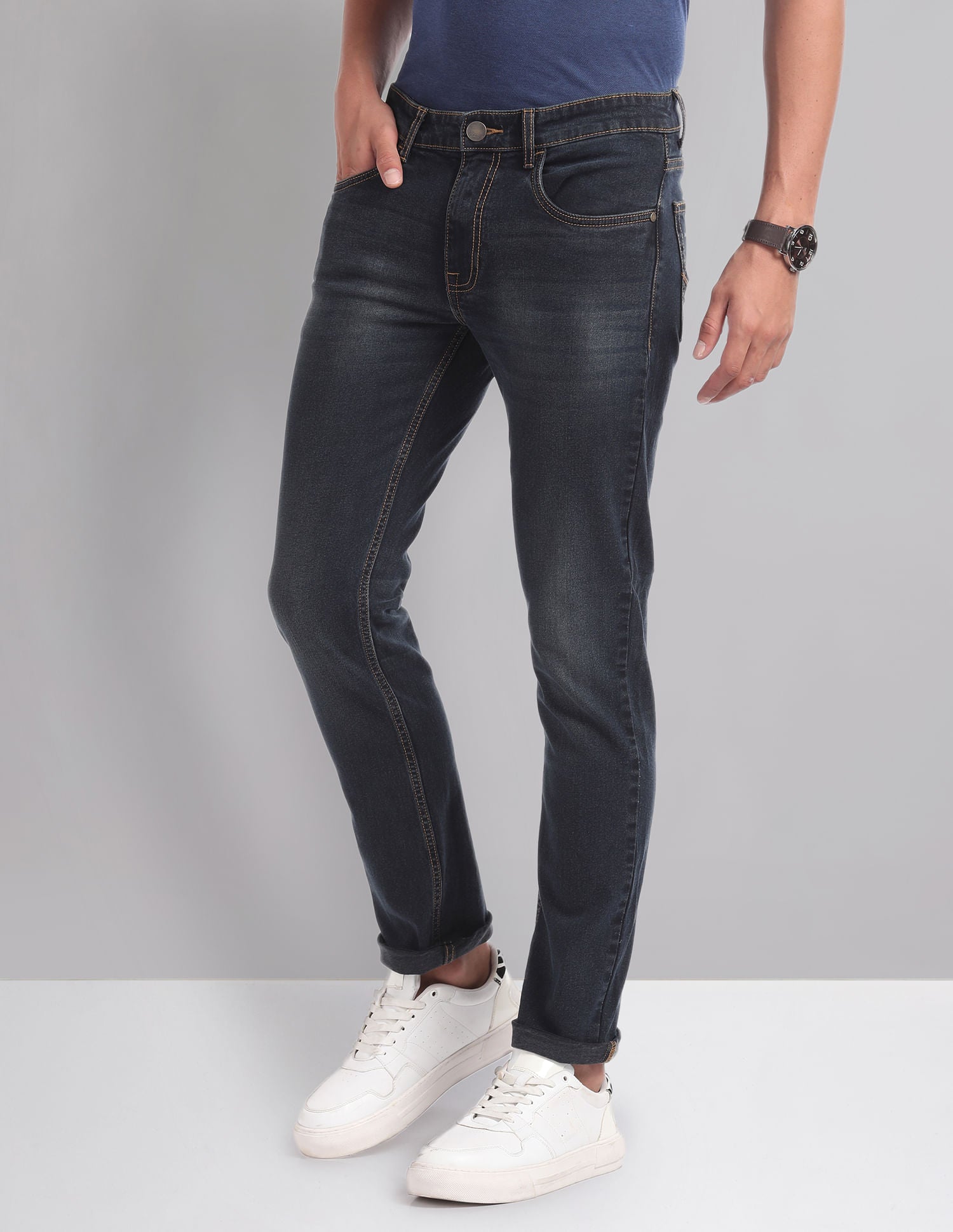 Refined Mid Rise Skinny Fit Jeans