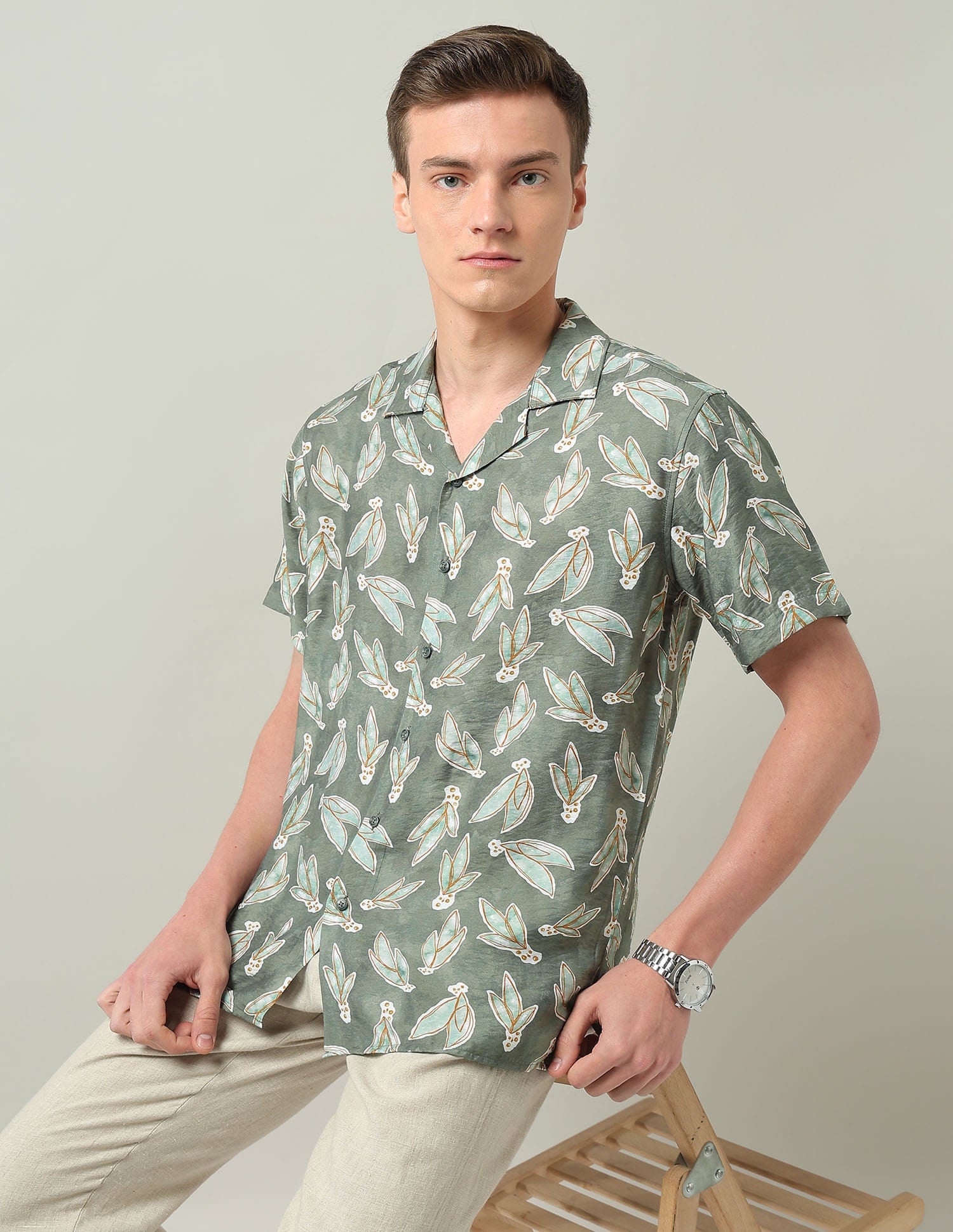 Modern Slim Fit Printed Shirt