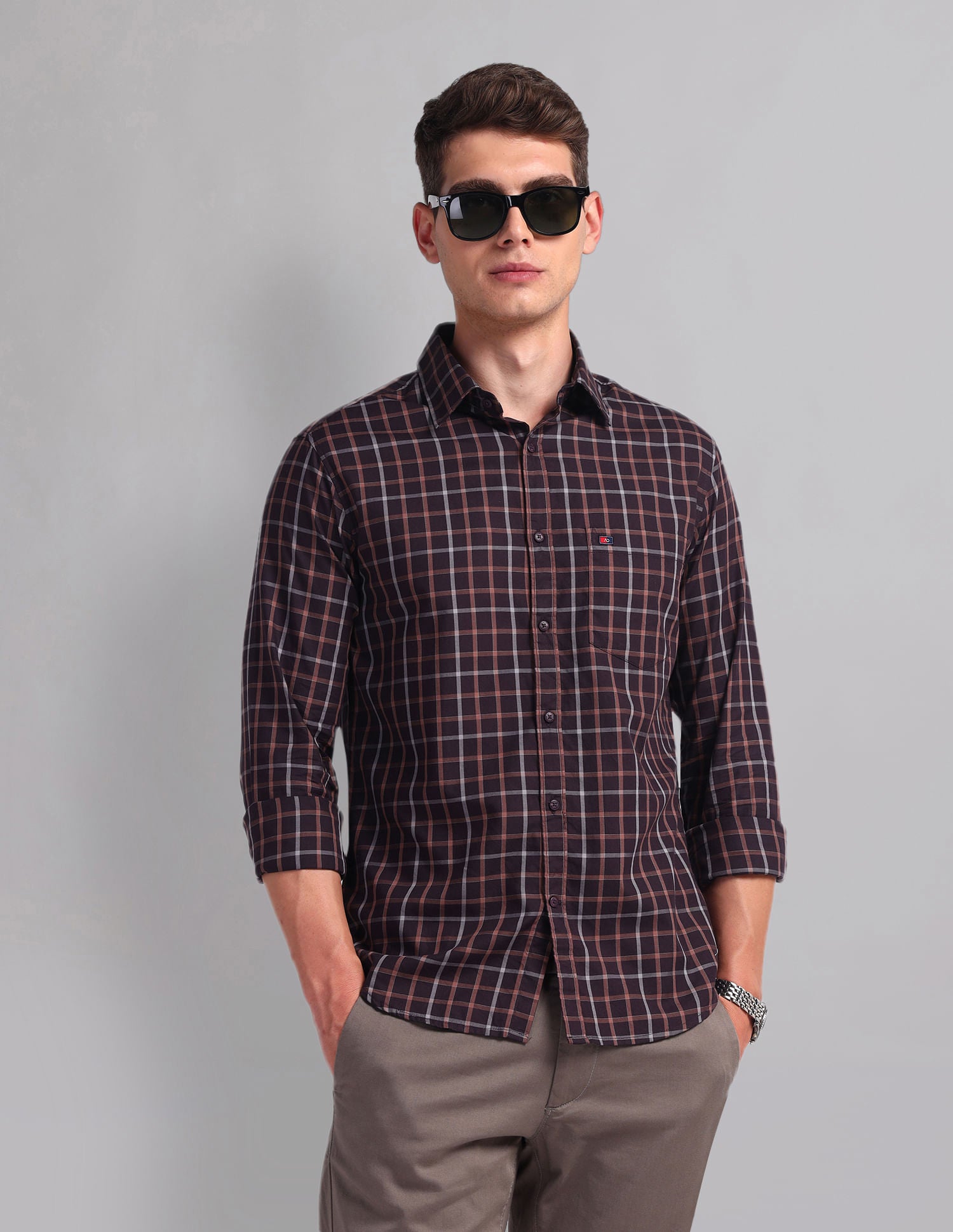Urban Voyage Tattersall Check Cotton Shirt