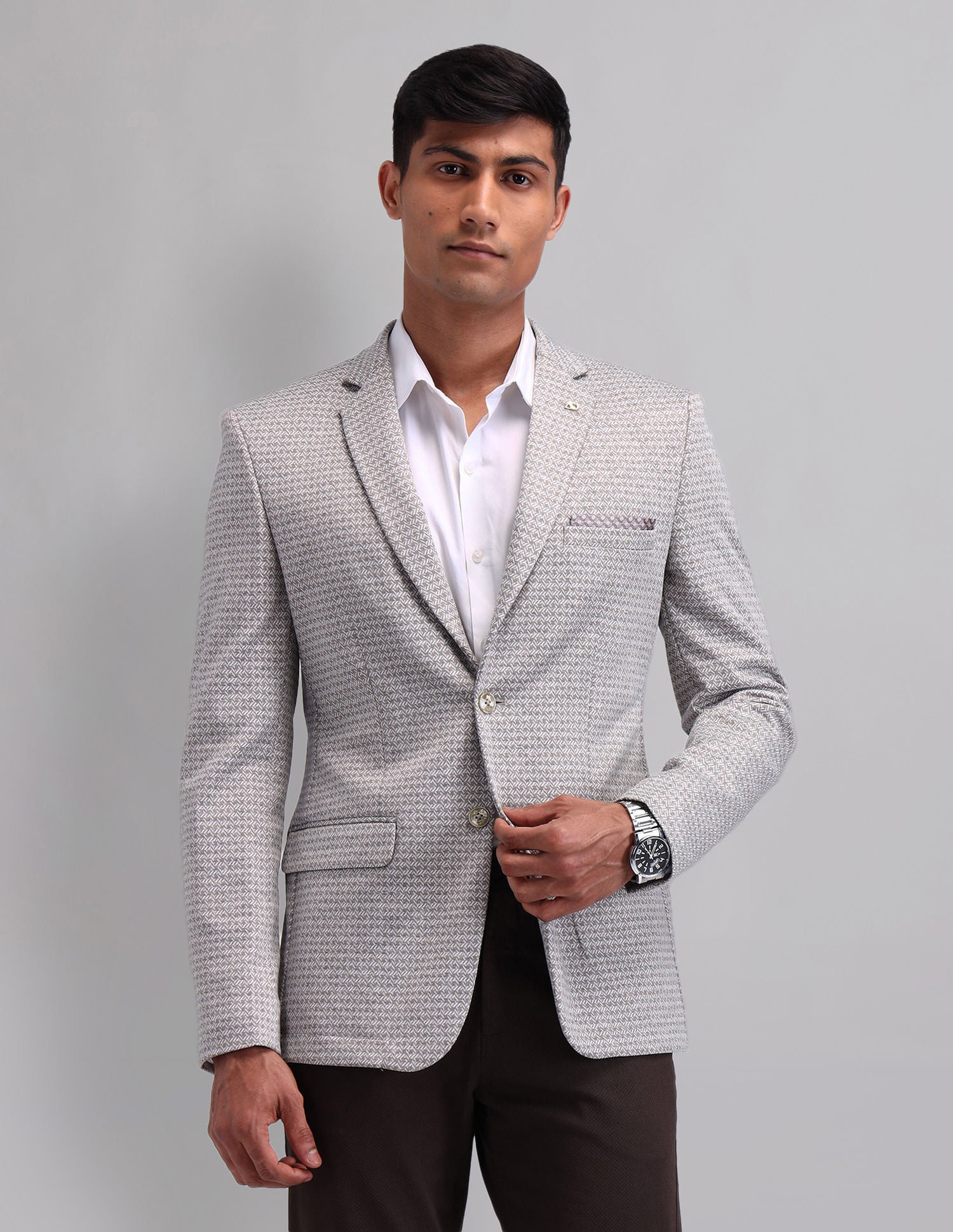 Wardrobe Essential Tailored Fit Single Breasted Blazer