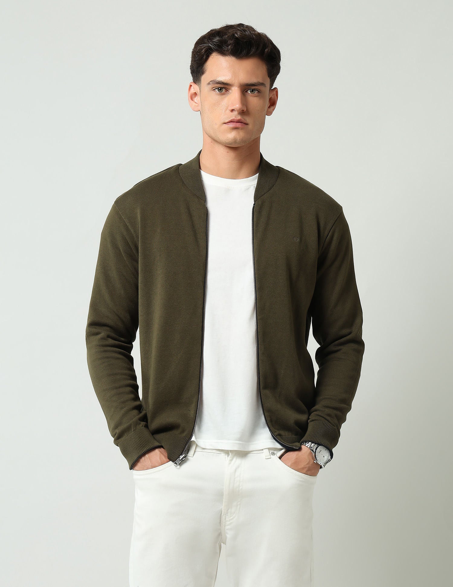 Wardrobe Essential Textured Modern Slim Fit Jacket