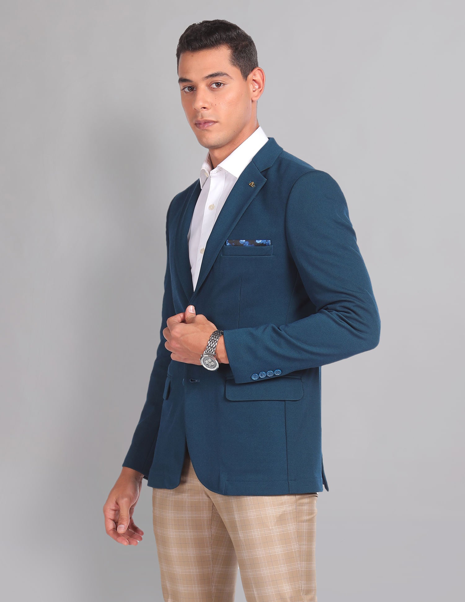 Style Core Modern Slim Fit Knit Blazer