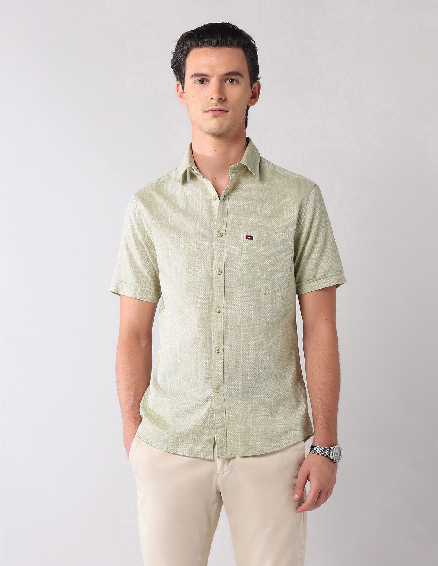City Chronicles Modern Slim Fit Tartan Checked Shirt