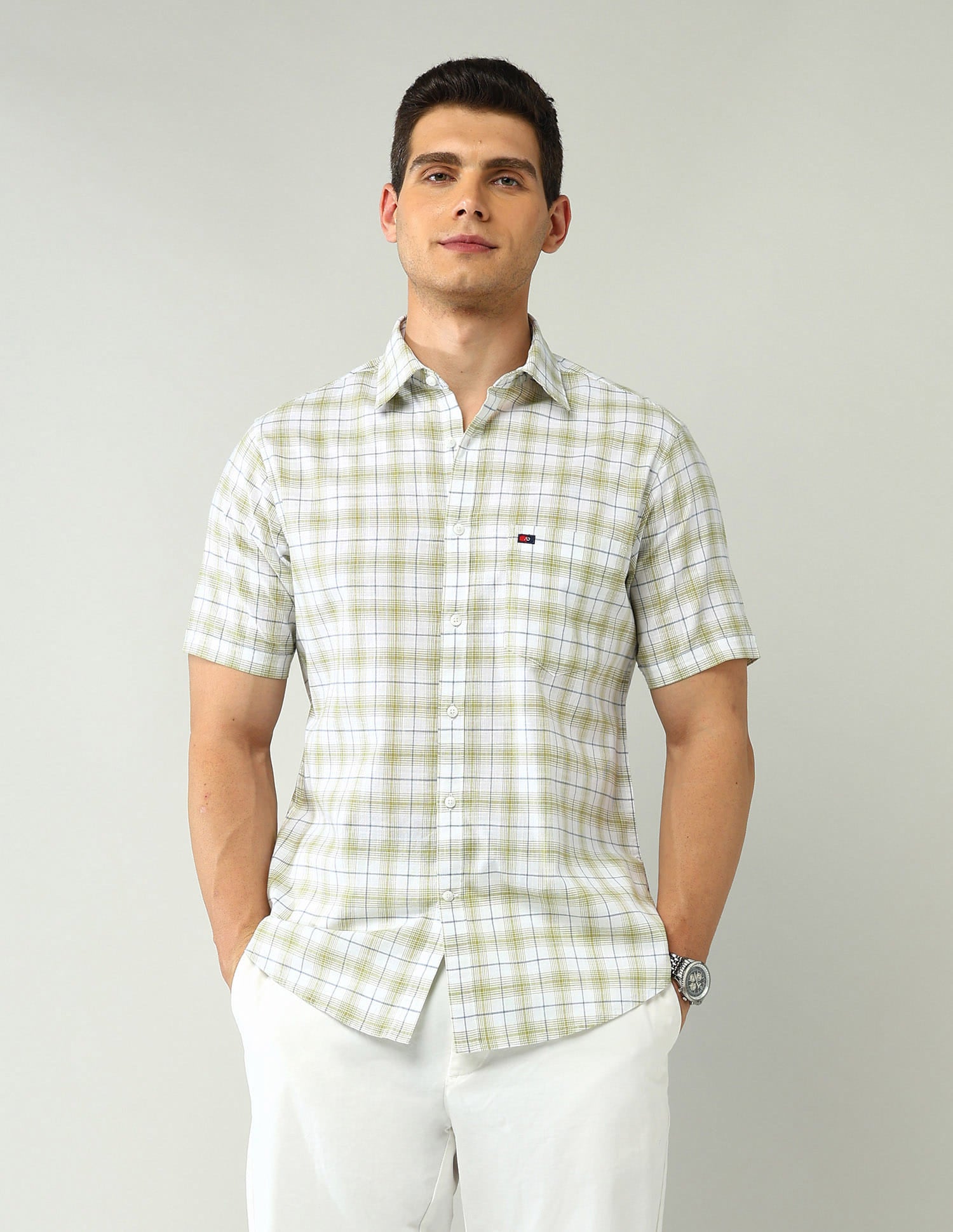 Modern Slim Fit Tartan Checked Shirt