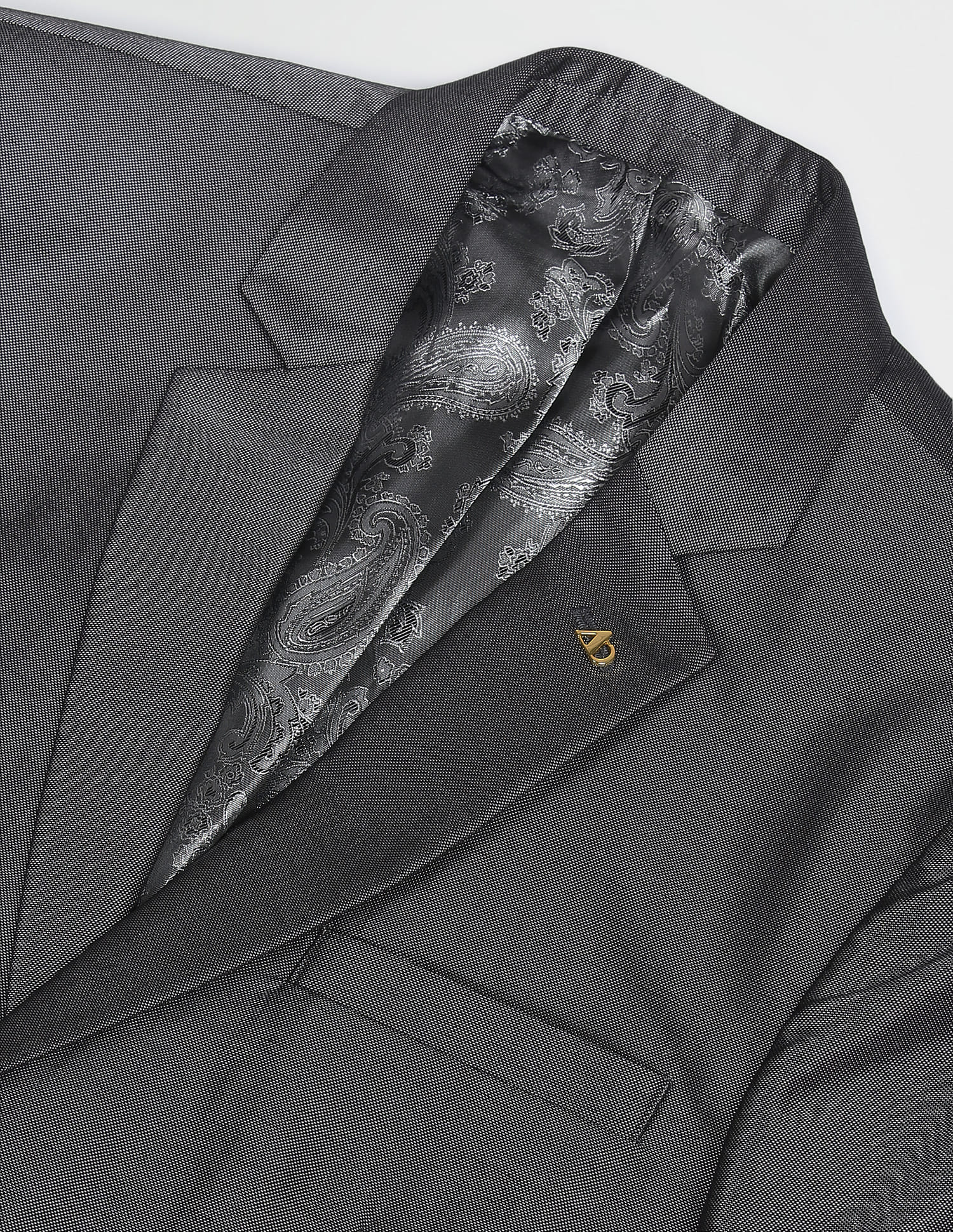 Single Breasted Oxford Two Piece Suit