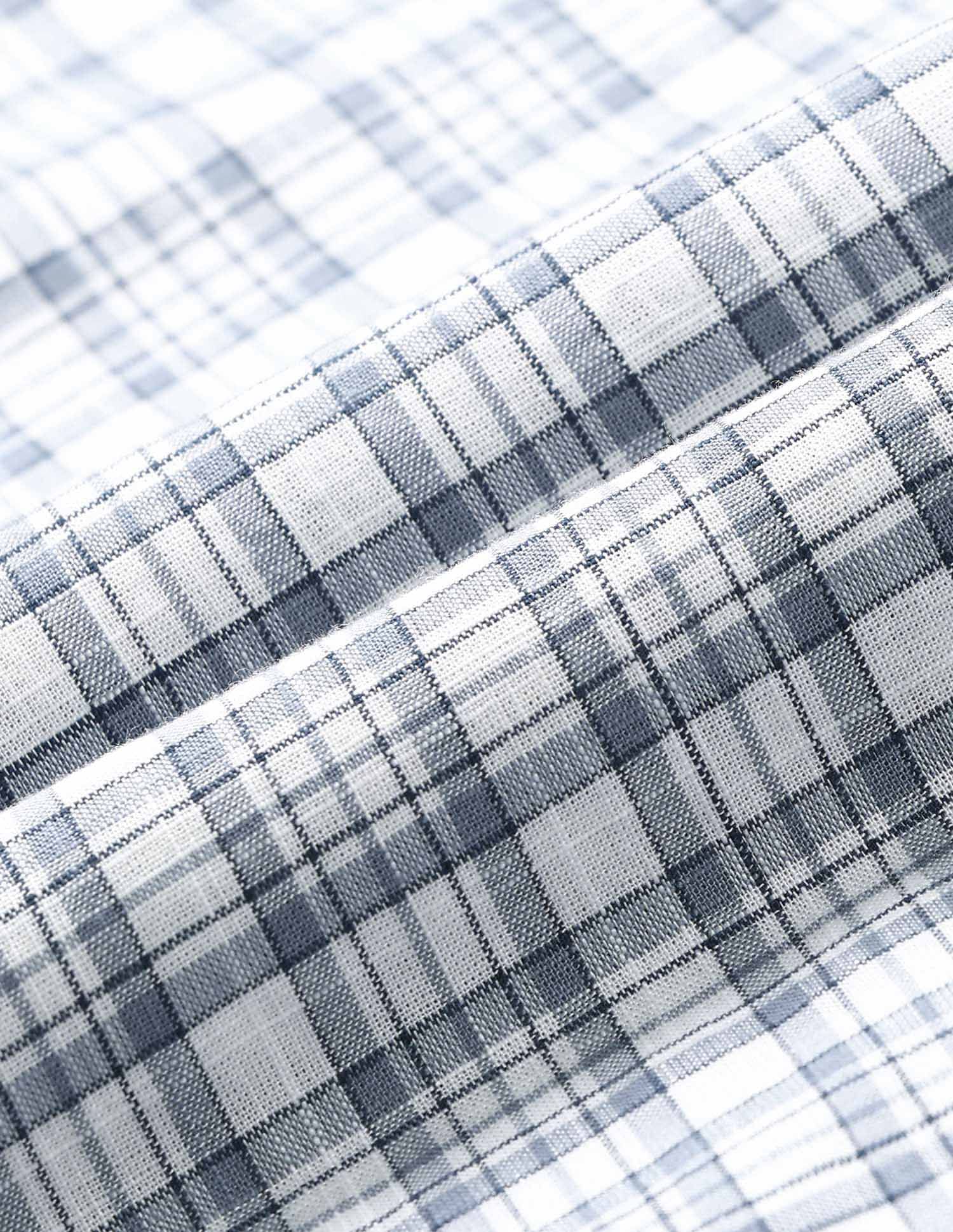 City Chronicles Modern Slim Fit Tartan Checked Shirt