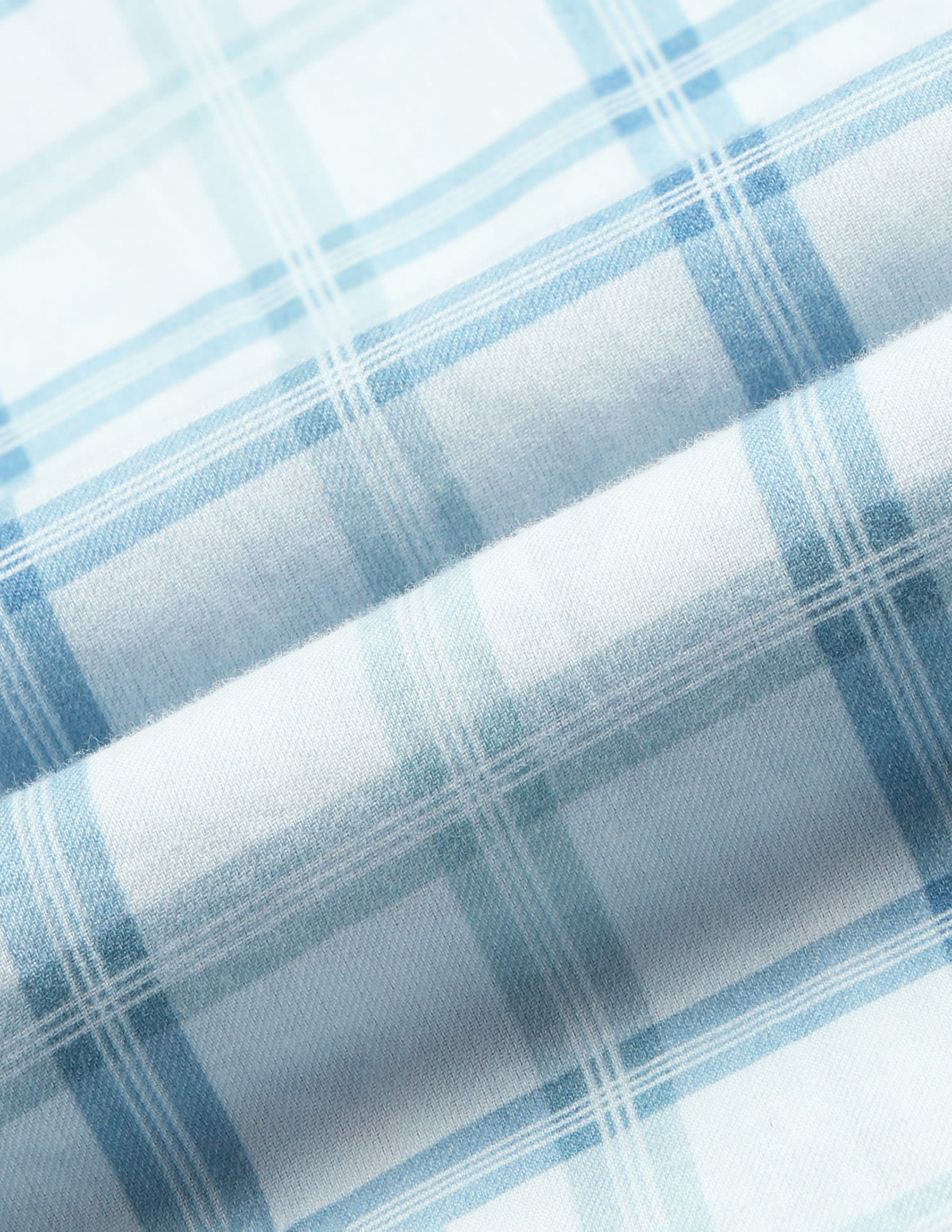 Windowpane Checked Slim Fit Twill Shirt