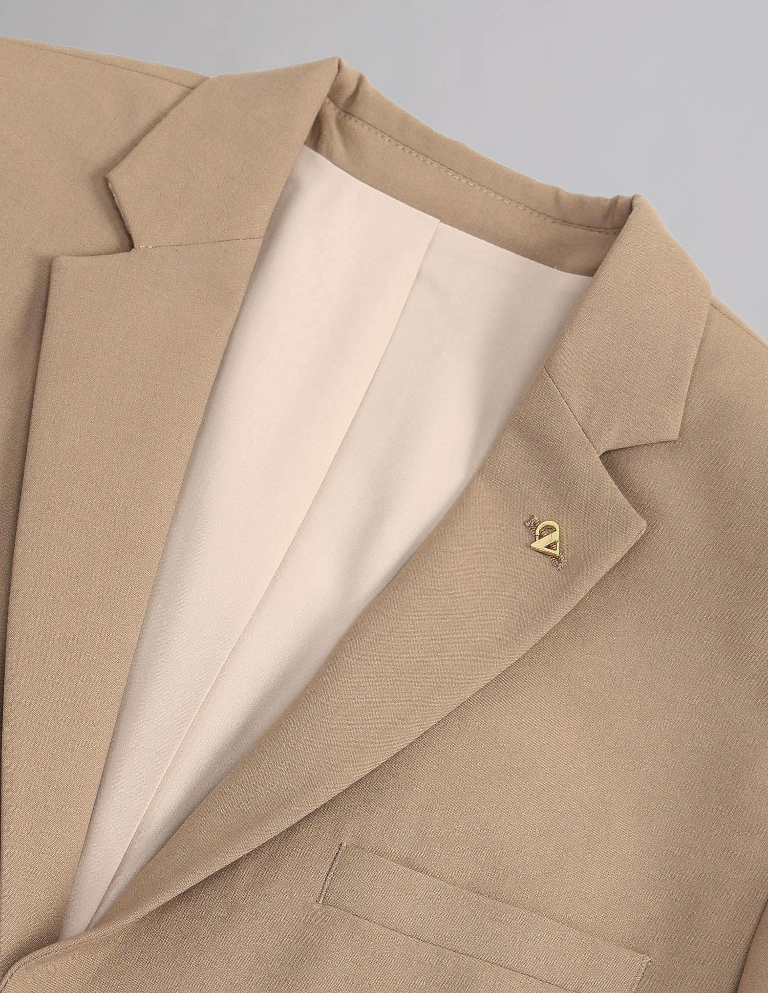 Office Luxe Modern Slim Fit Solid Blazer