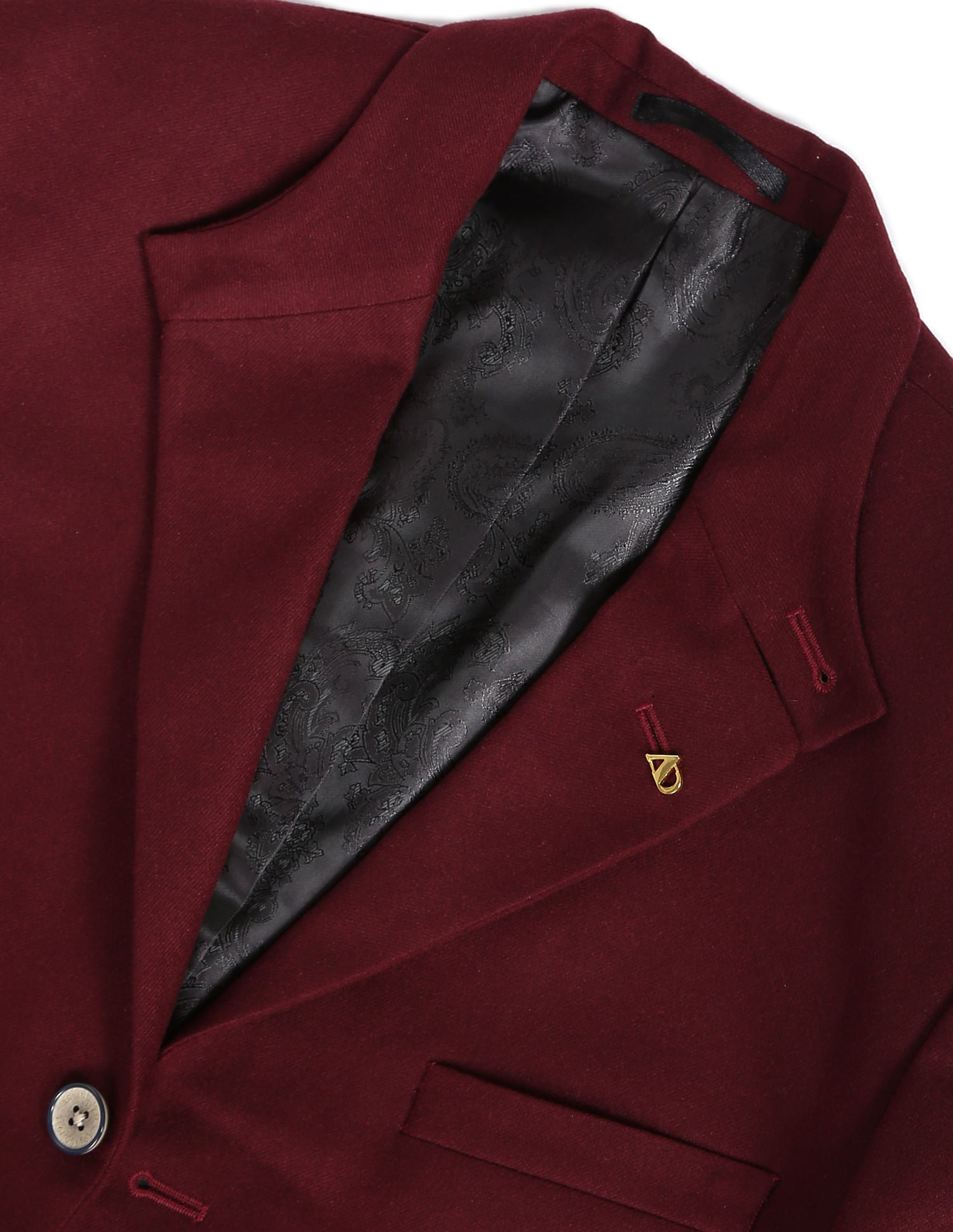 Modern Luxe Solid Twill Convertible Collar Blazer