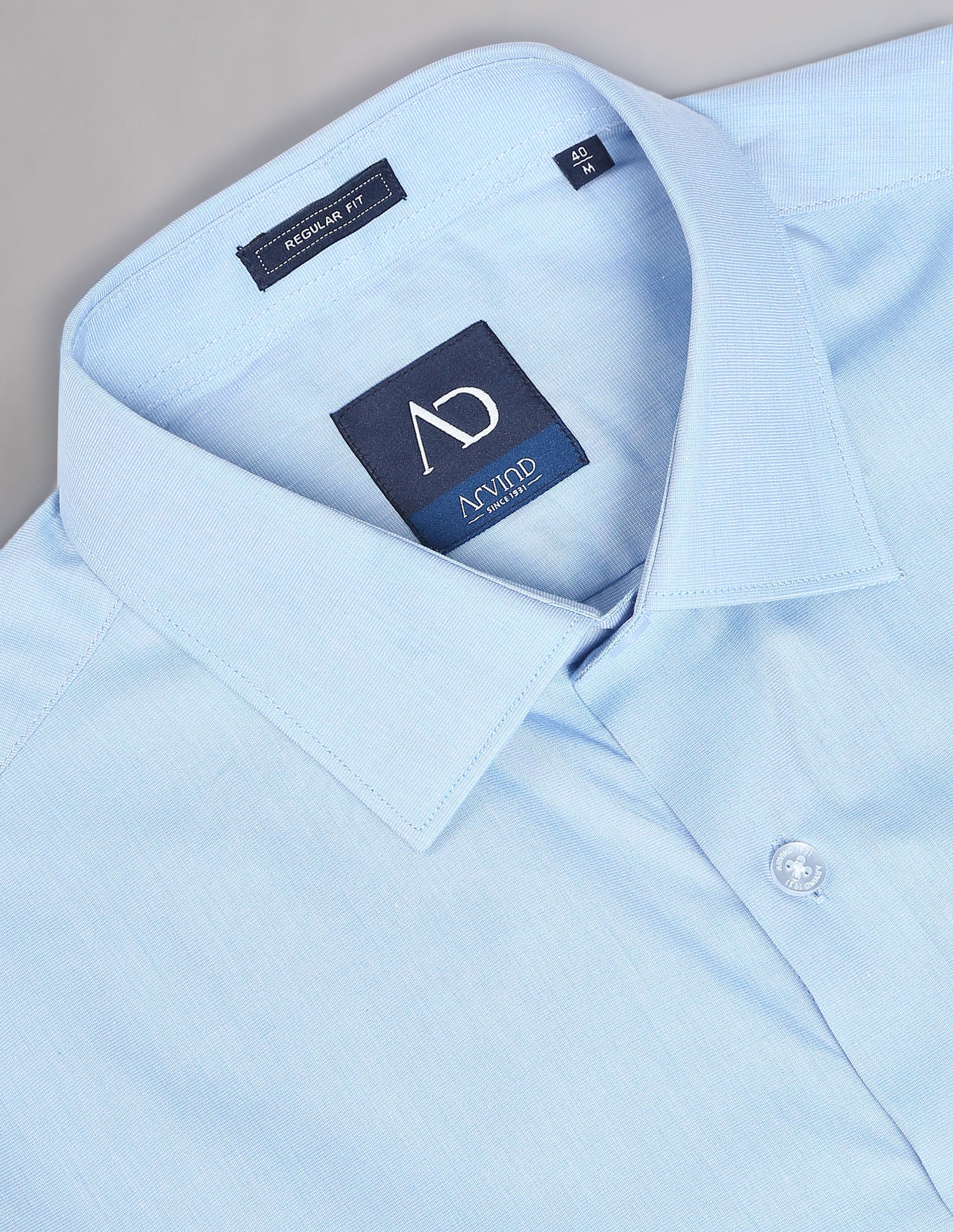 Power Heritage Solid Cotton Formal Shirt with Cutaway Collar