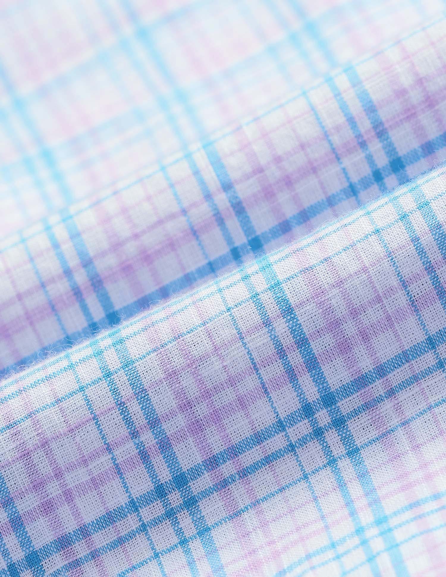 City Chronicles Modern Slim Fit Tartan Checked Shirt