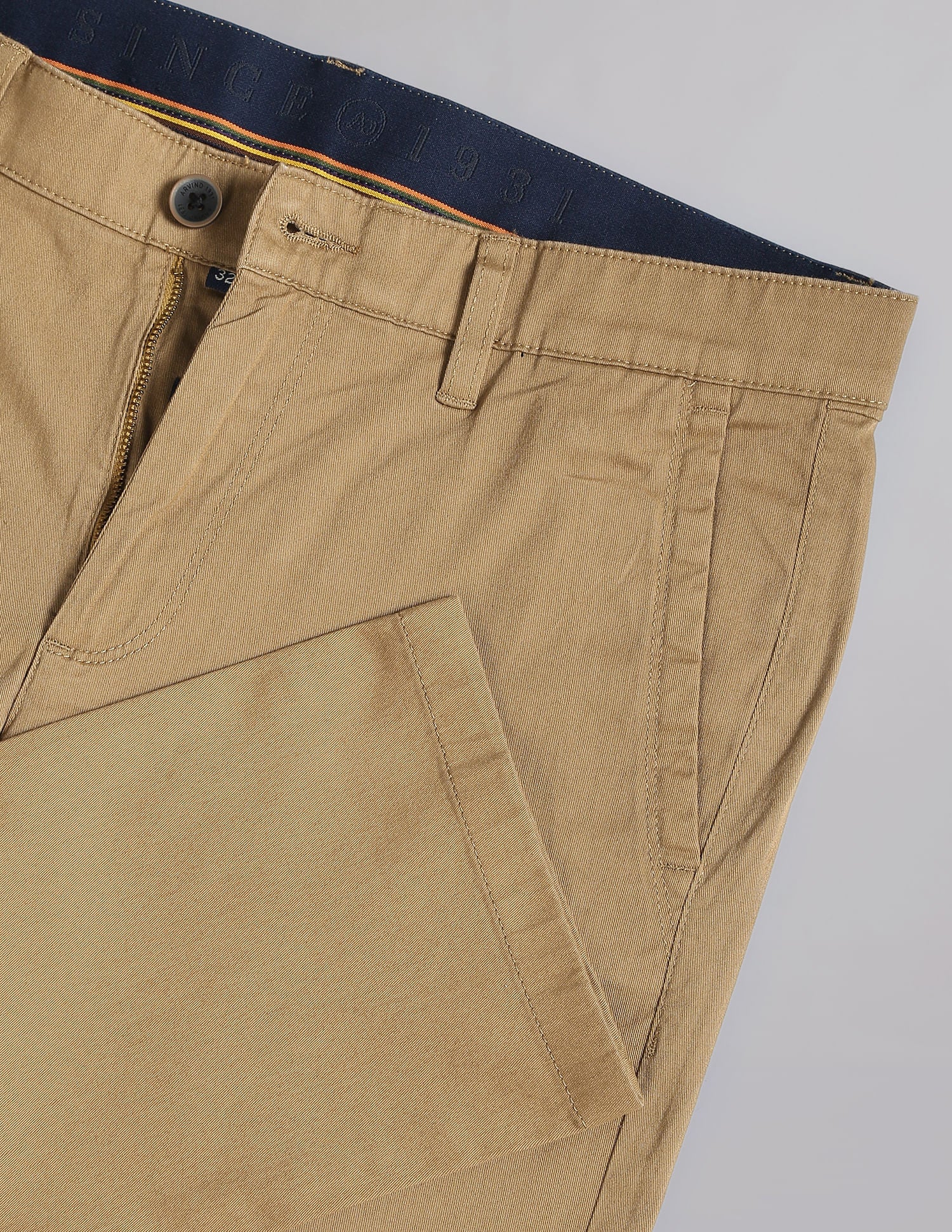 Adventure Pulse Modern Slim Fit Smart Waist Solid Chinos