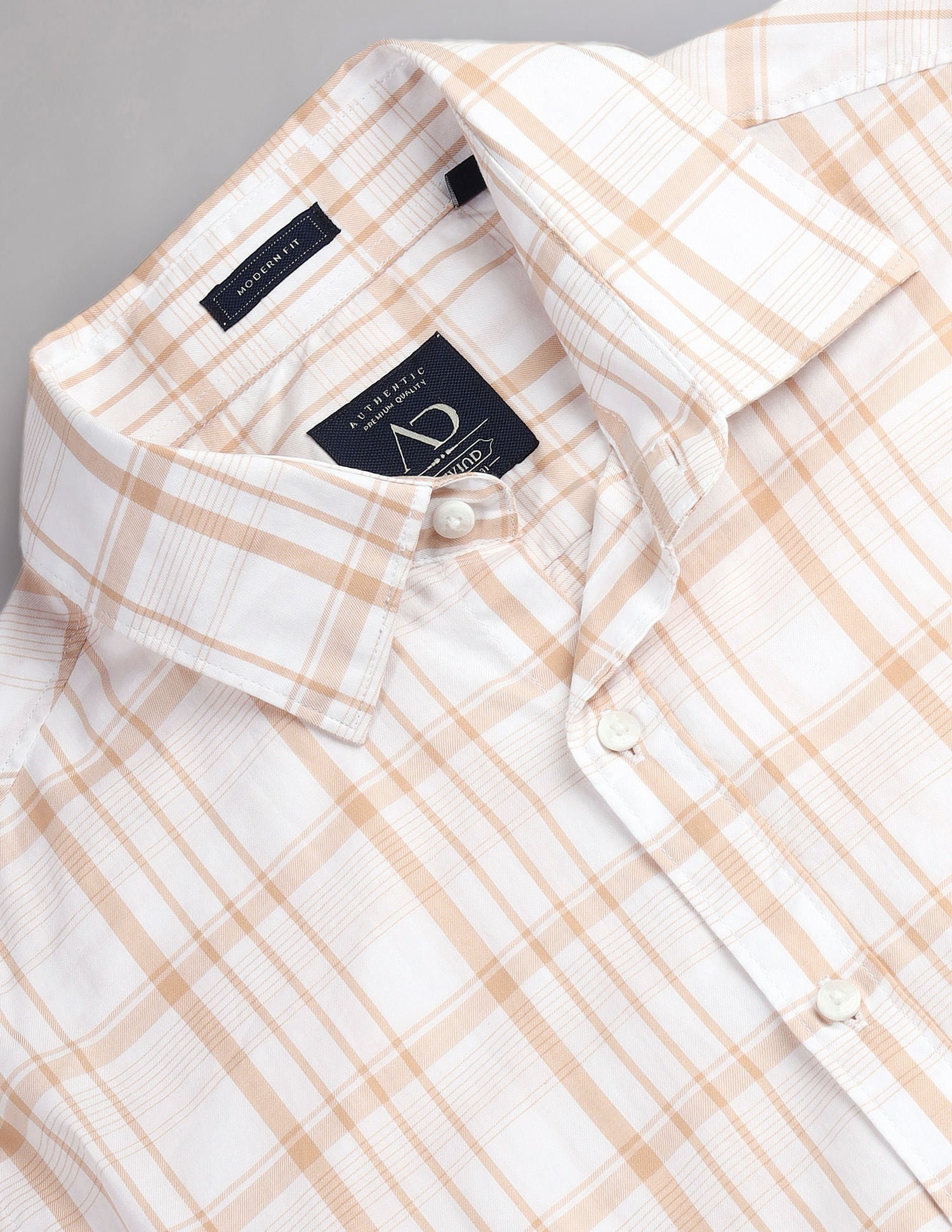 Playful Plaid Check Cotton Shirt