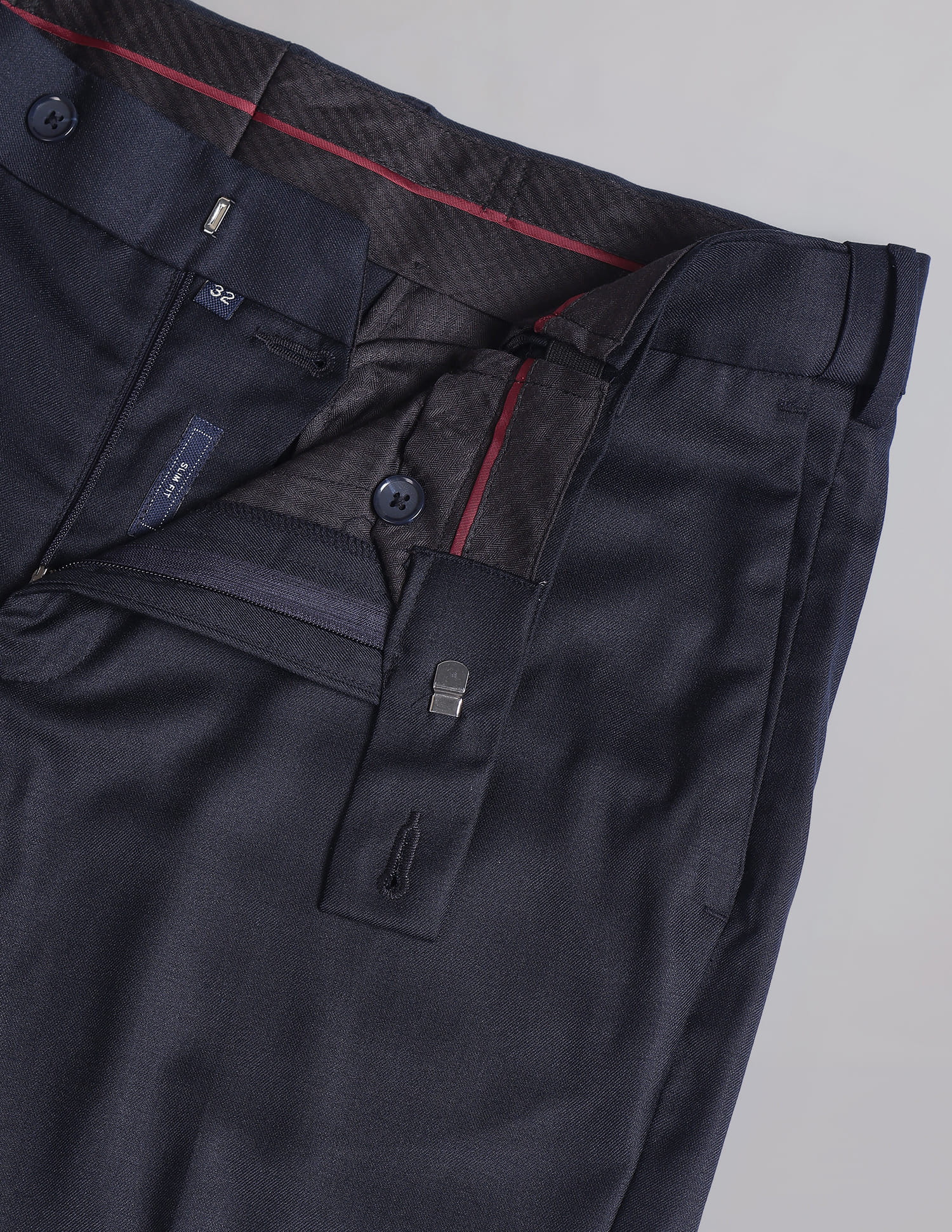 Work Essential Outline Check Smart Flex Trousers