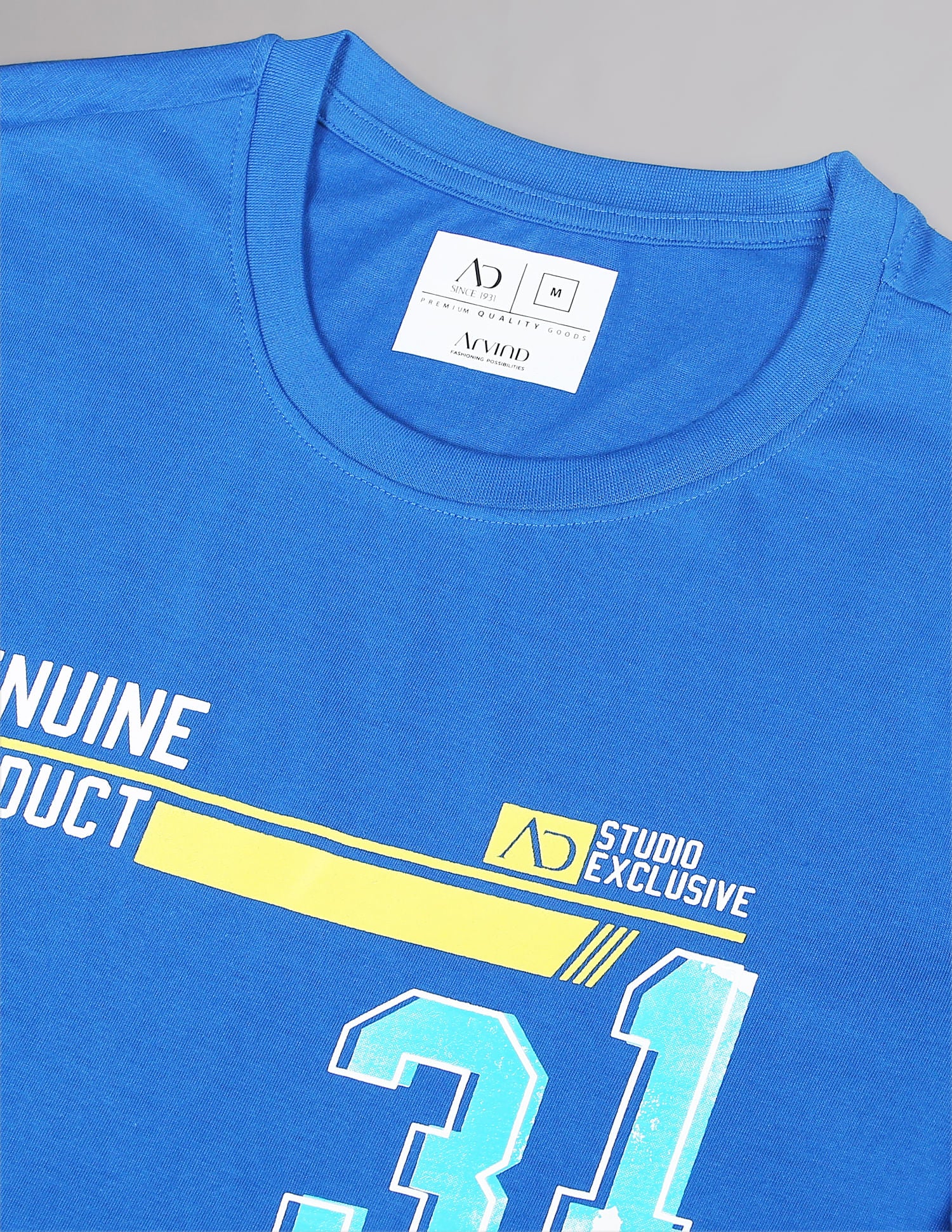 Art-Coded Graphic Print Cotton T-Shirt