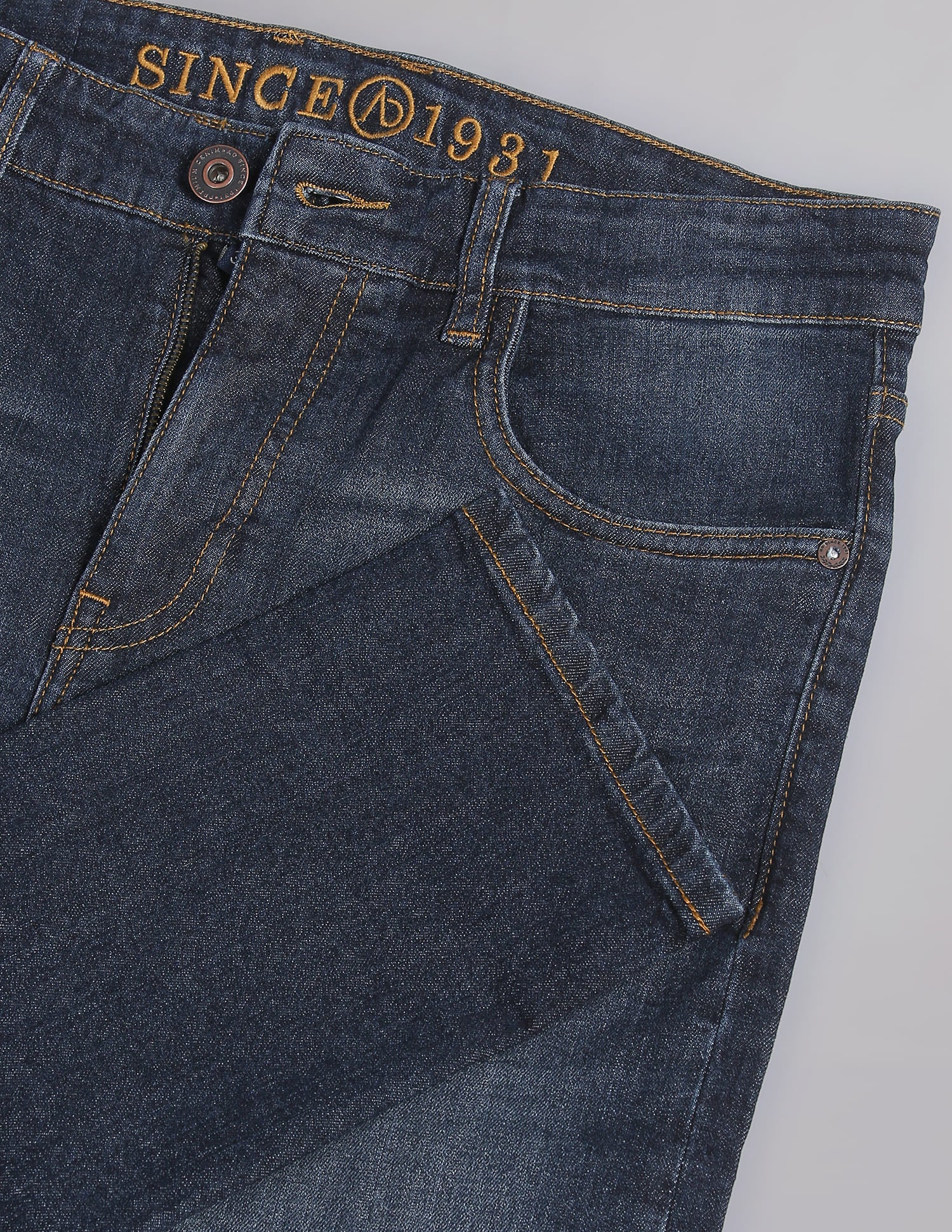 Skinny Fit Dark Wash Jeans