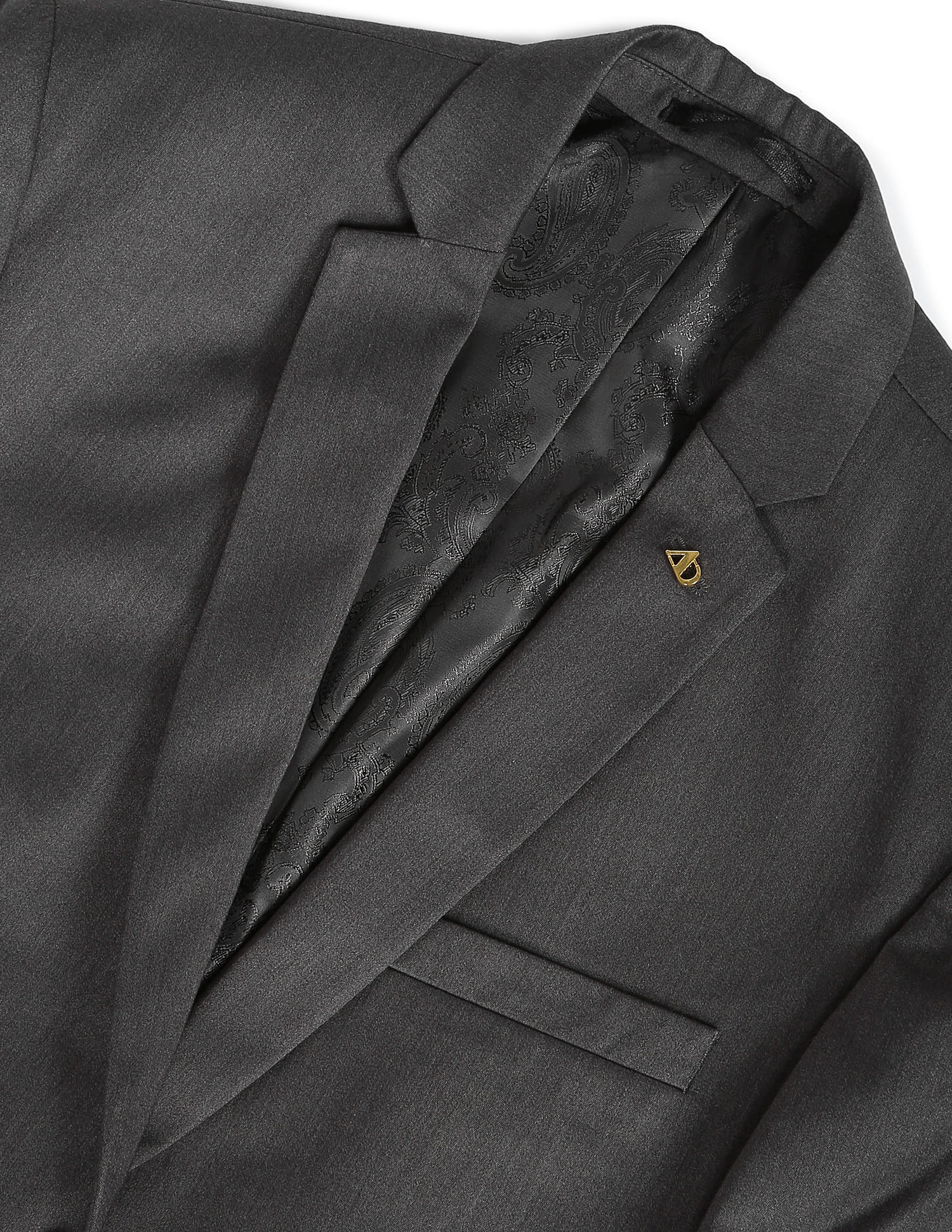 Solid Twill Weave Blazer
