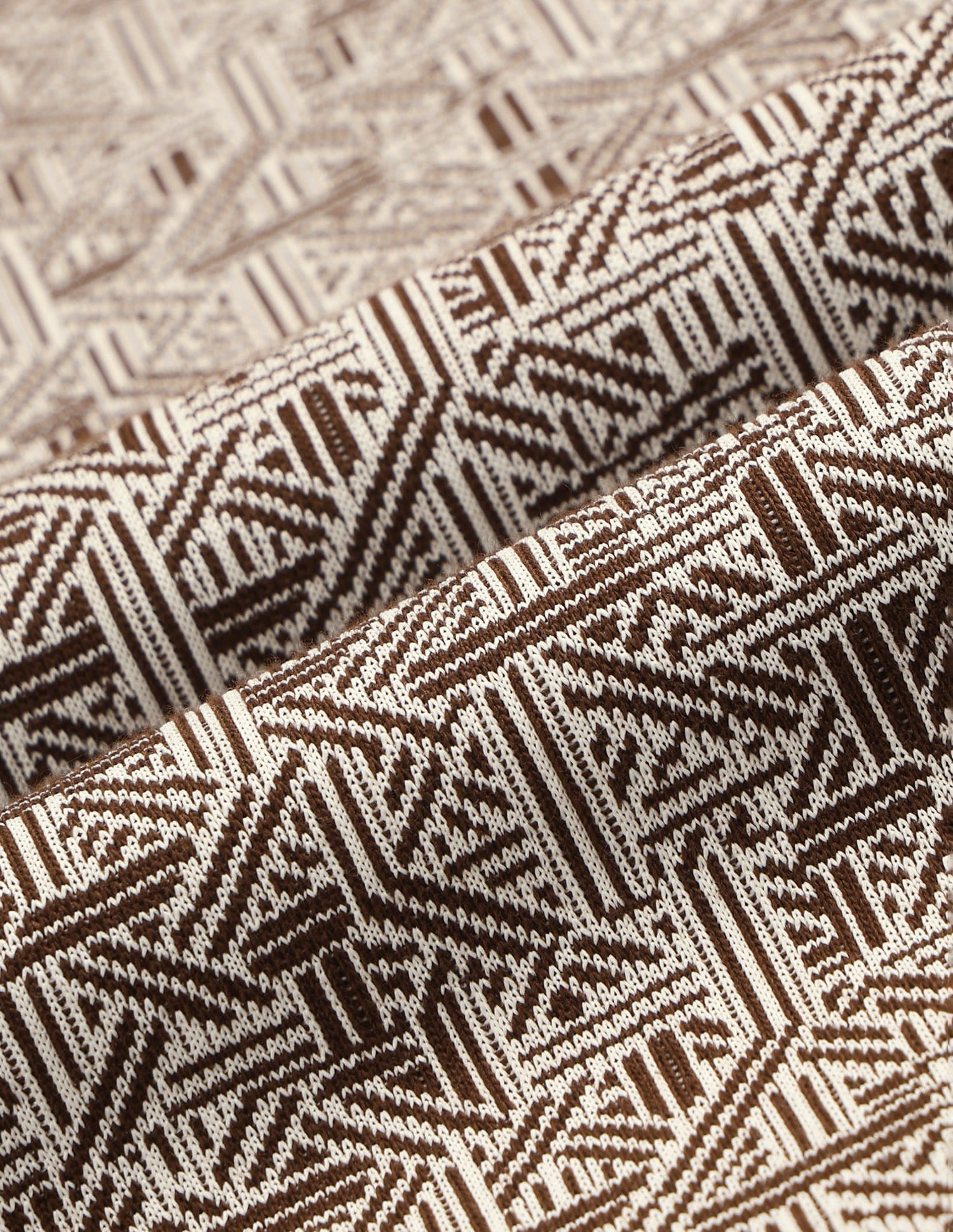 Geometric Printed Slim Fit Polo Shirt