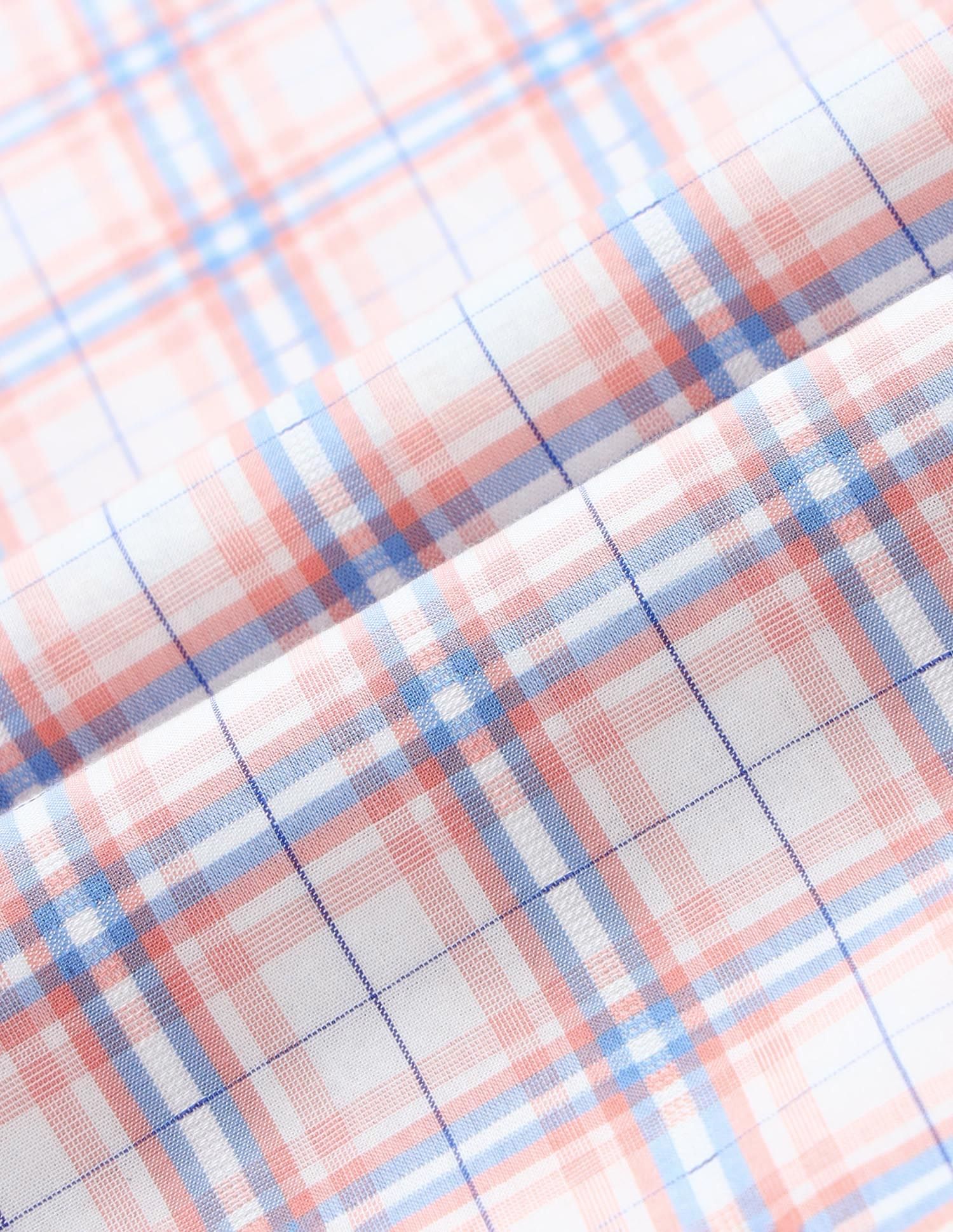 City Chronicles Modern Slim Fit Tartan Checked Shirt
