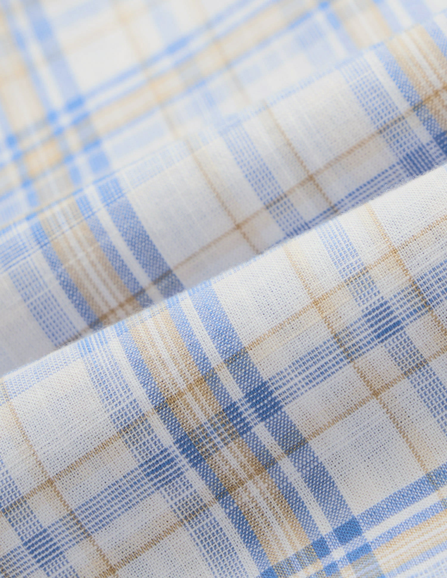 Blue Tartan Checked Regular Fit Shirt