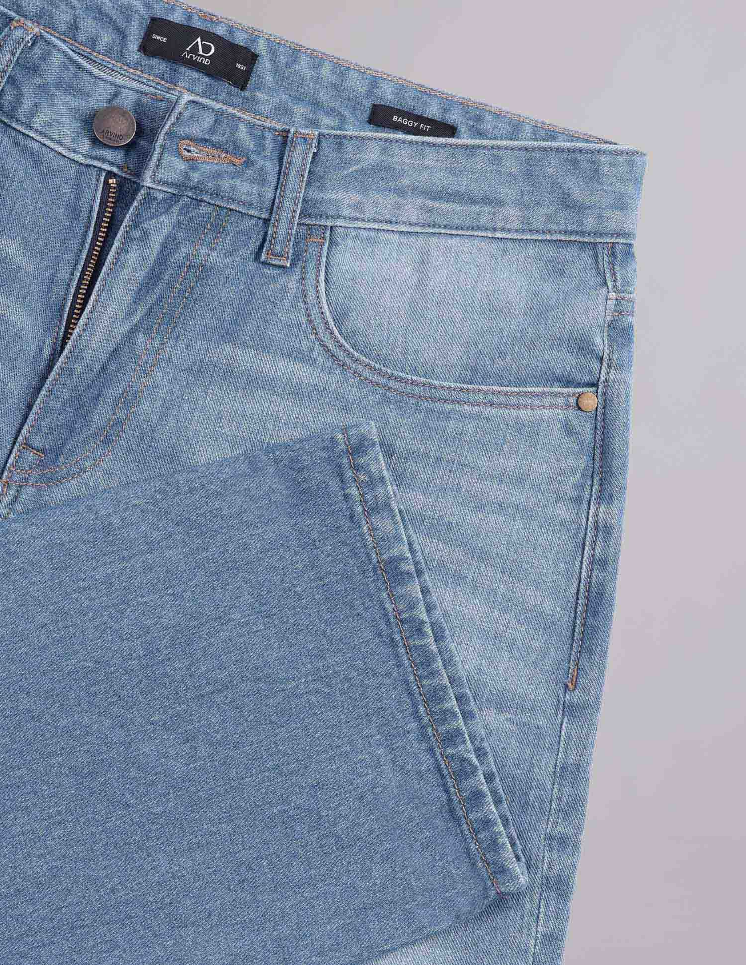 Bloom Baggy Fit Mid Rise Jeans