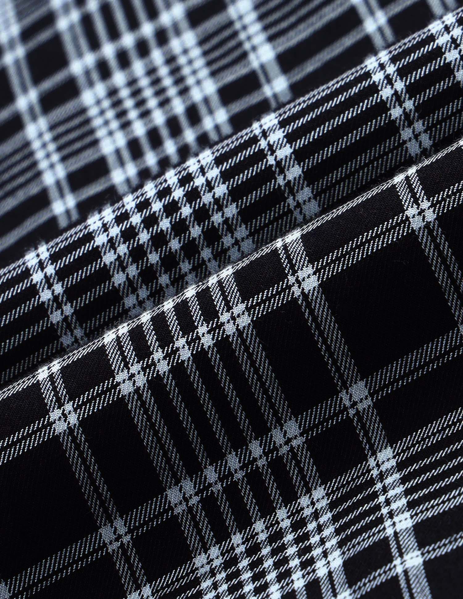 City Chronicles Modern Slim Fit Tartan Checked Shirt
