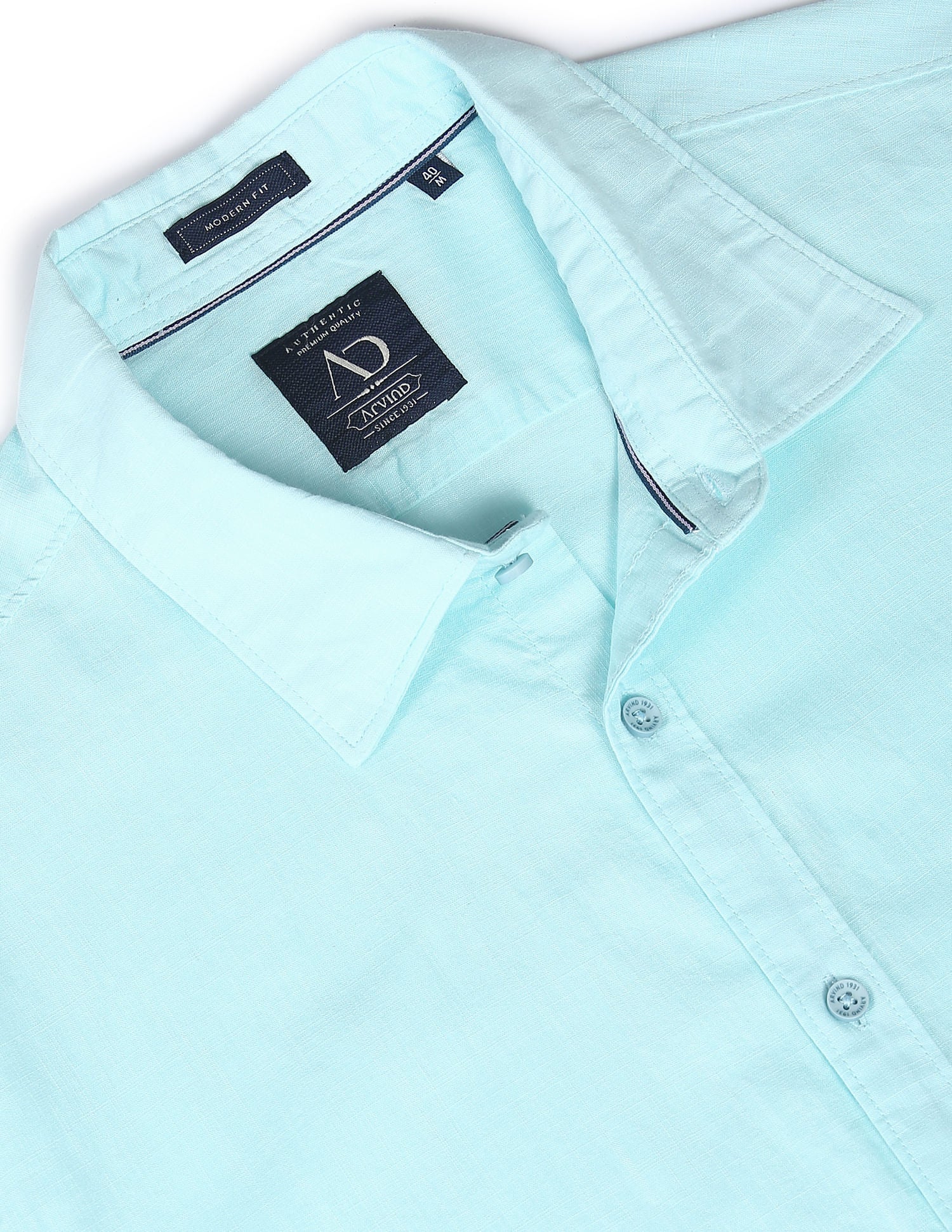 Regular Modern Slim Fit Solid Casual Shirt