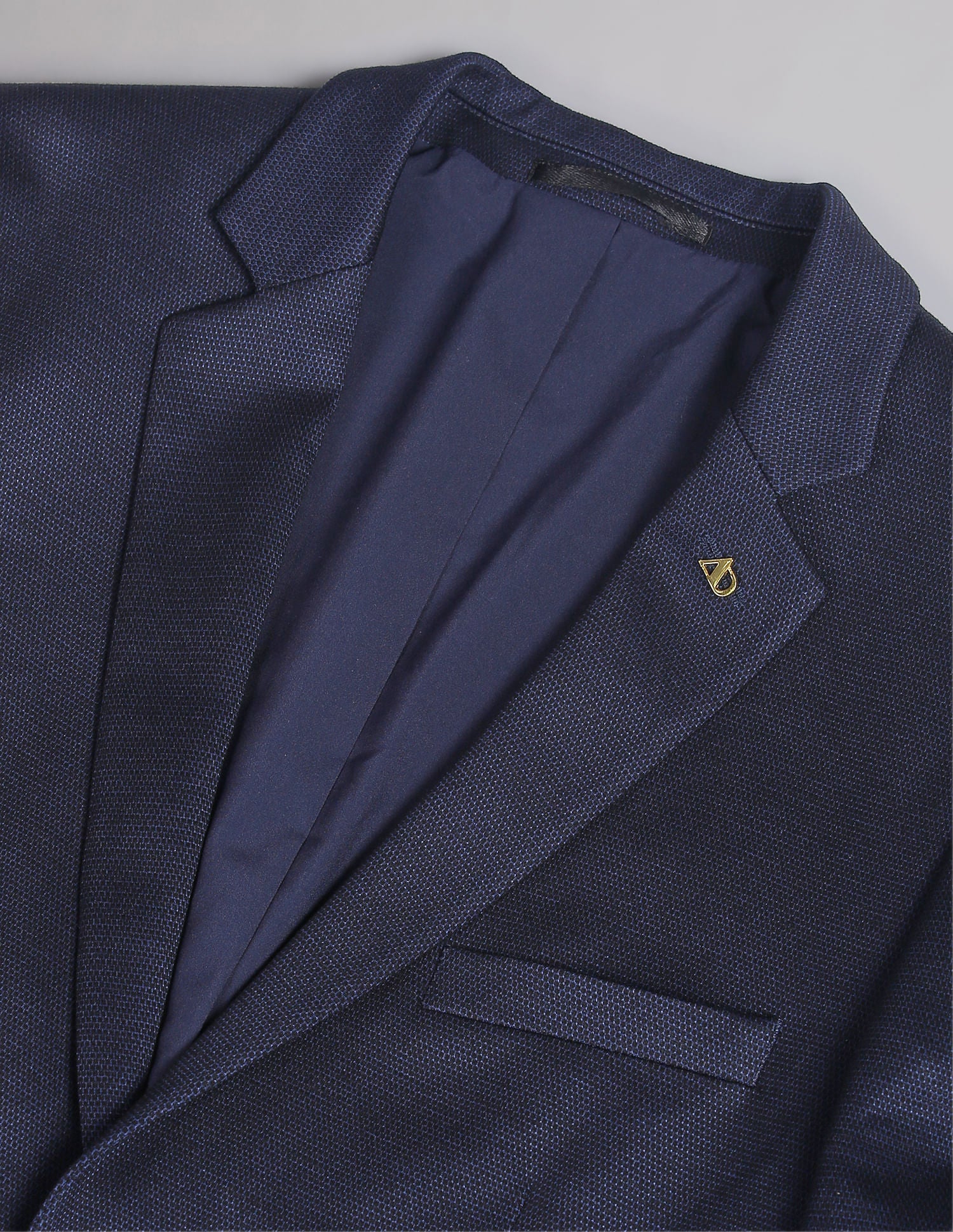 Style Essential Slim Fit Patterned Blazer