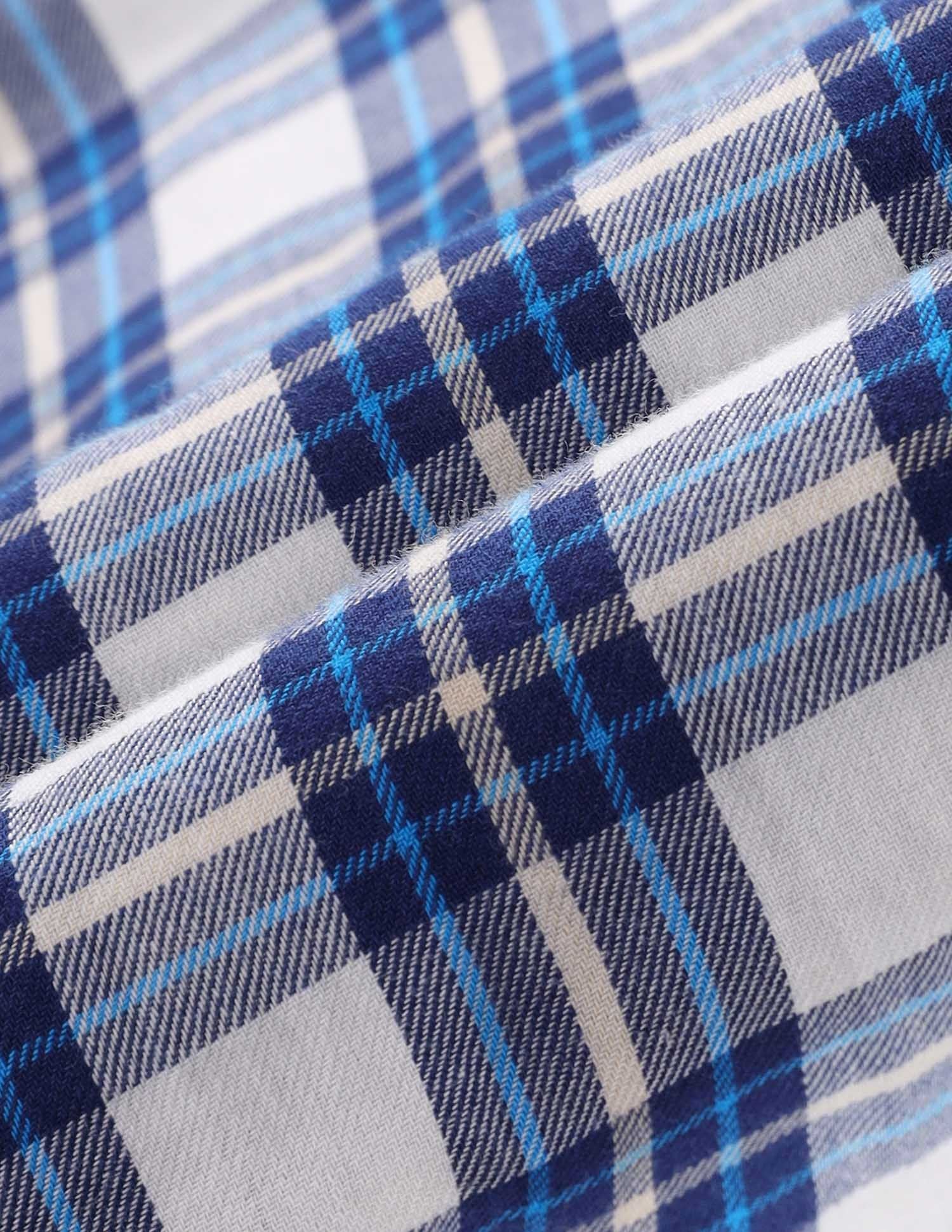City Chronicles Modern Slim Fit Tartan Checked Shirt